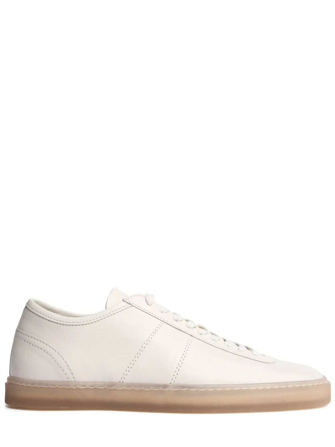 LEMAIRE Women's White Leather Sneakers New & Authentic