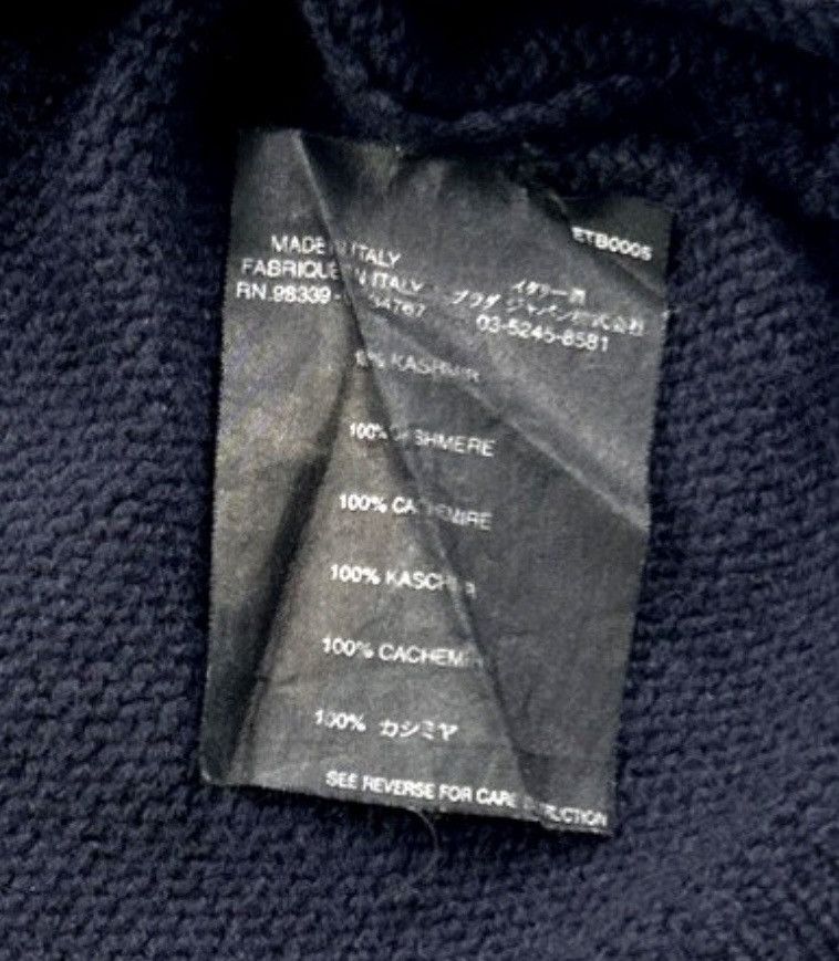 Prada Prada 100% Cashmere Navy Blue Sweater 52 XL Made in Italy Size US XL / EU 56 / 4 - 13 Thumbnail