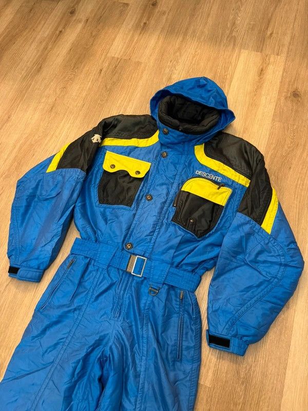 Descente Descente Ski Suit Dungarees Vintage Archive L Jacket Size US L / EU 52-54 / 3 - 3 Thumbnail
