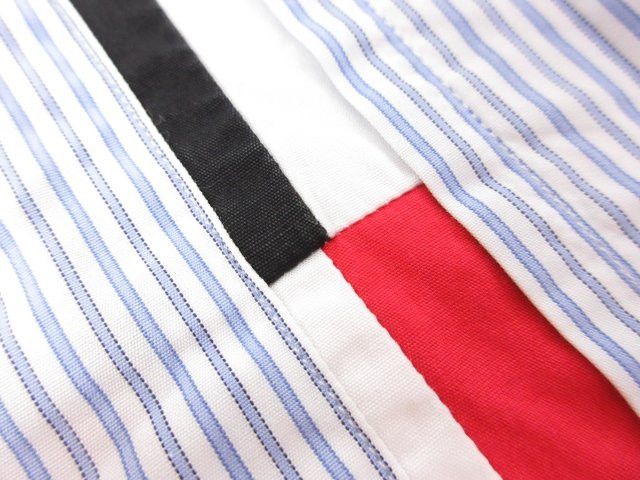 Comme des Garcons SHIRT Shirt Striped Switch Long Sleeve Blue Size US S / EU 44-46 / 1 - 3 Thumbnail