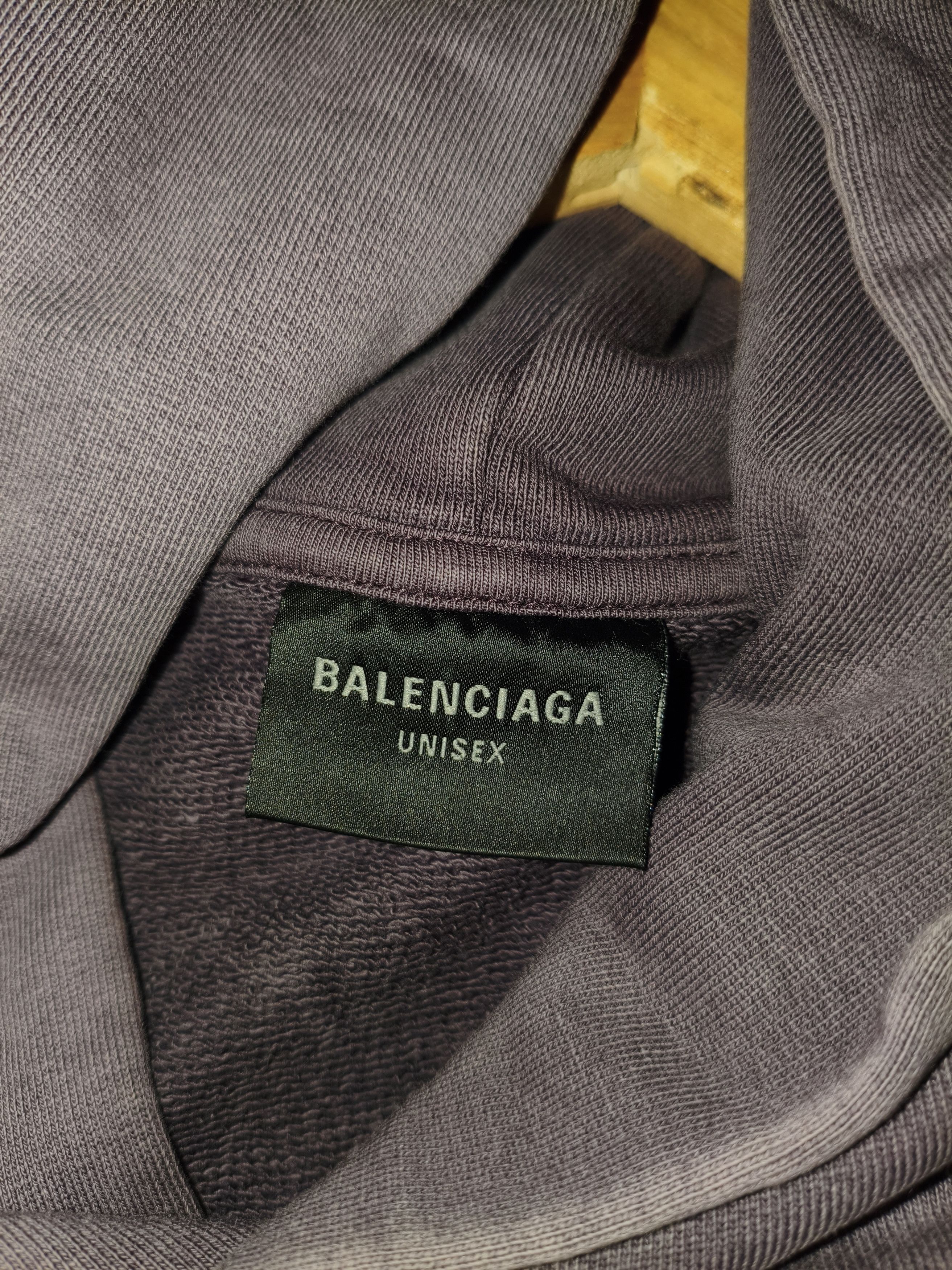 Balenciaga Balenciaga Embroidered Classic Logo Faded Purple Gray Size US XXL / EU 58 / 5 - 3 Thumbnail