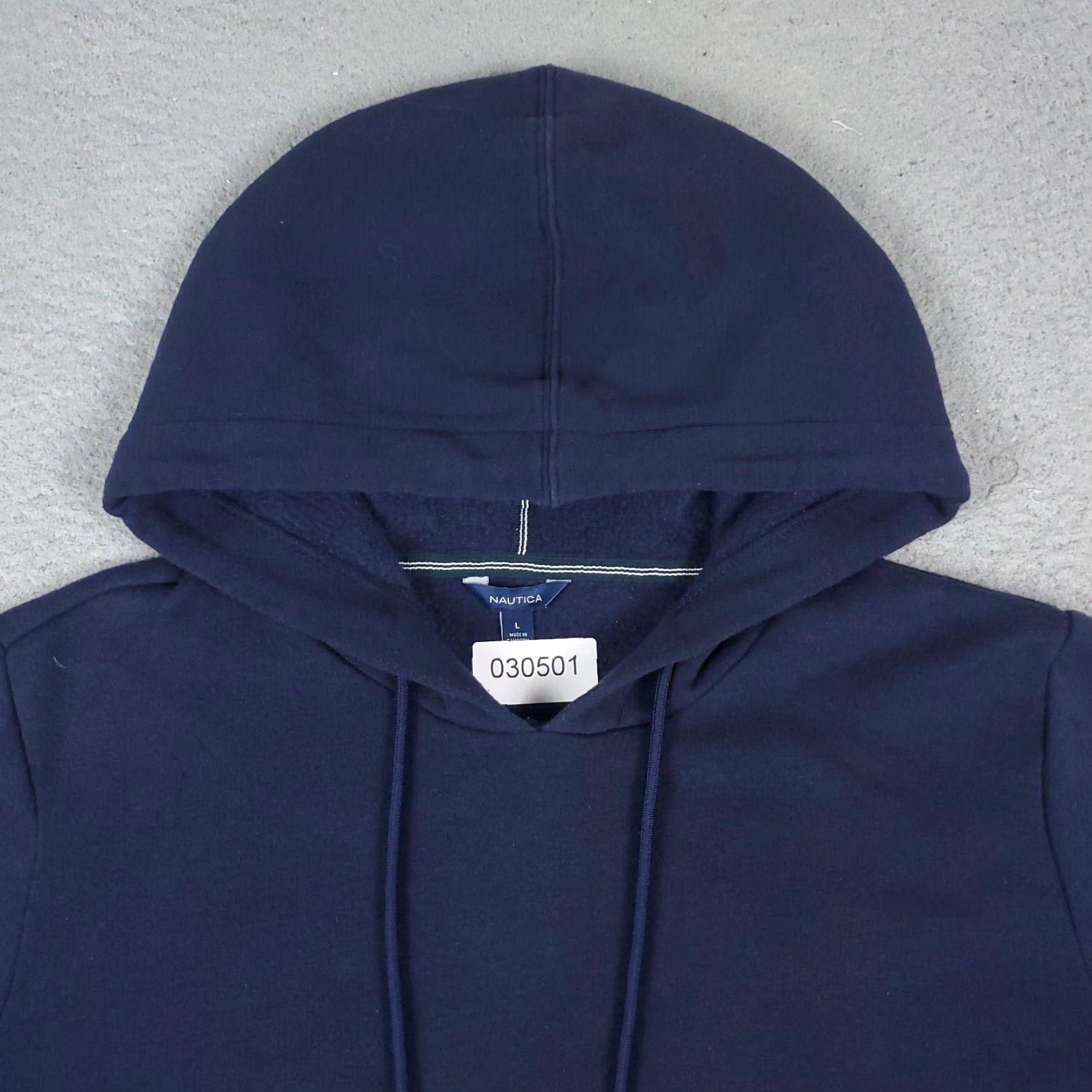 Nautica Nautica Sweater Womens Size Large Blue Pullover Hoodie Sweatshirt Ladies Size L / US 10 / IT 46 - 3 Thumbnail