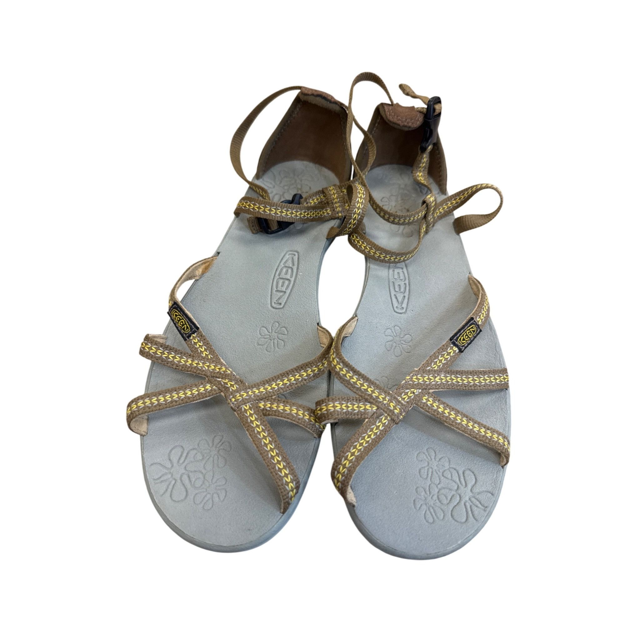 KEEN Keen Womens Ankle Strap Sandals Grey Yellow SKU8087 Size US 9 / IT 39 - 9 Thumbnail