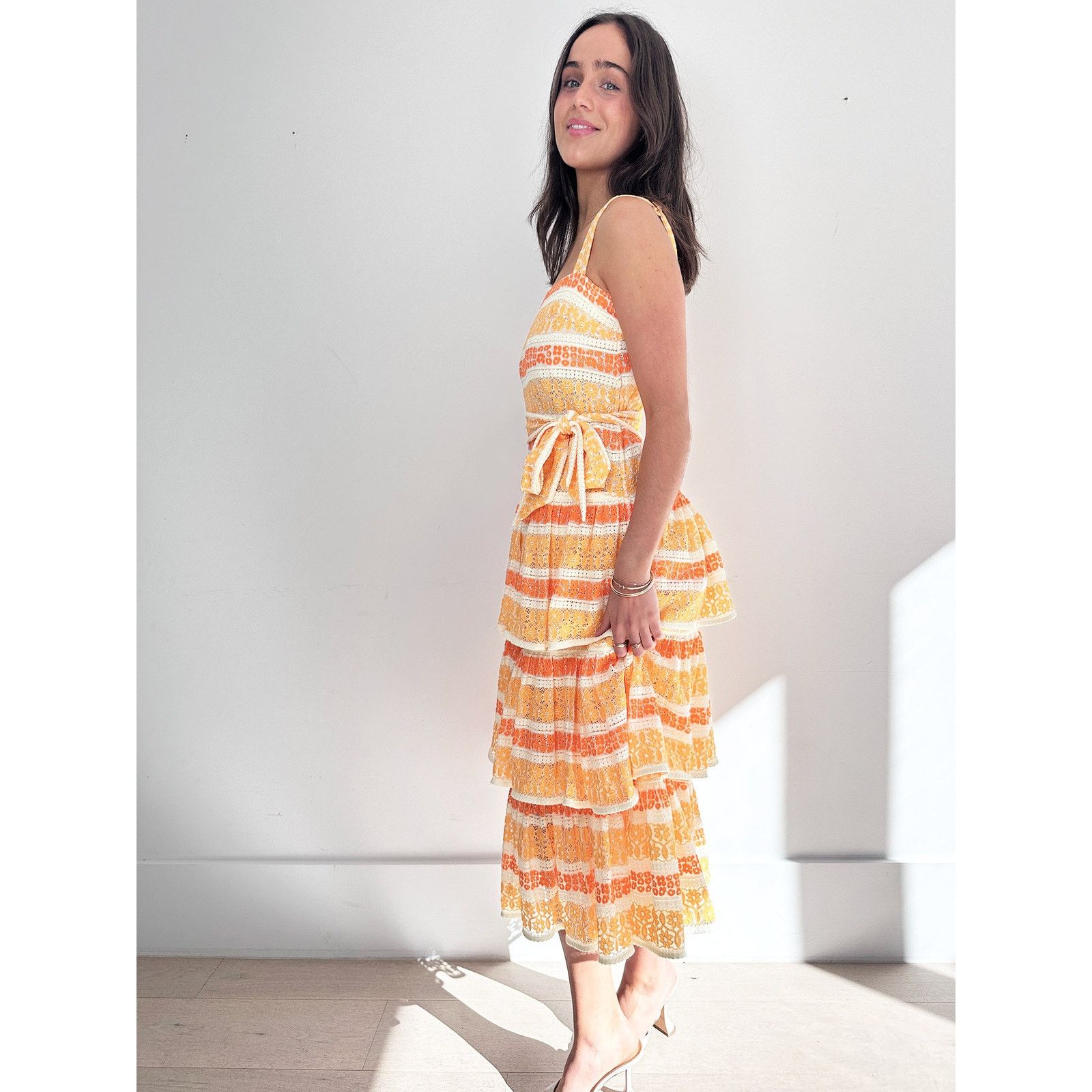 Zimmermann Zimmermann Jude Tiered Lace Dress Size XS / US 0-2 / IT 36-38 - 4 Thumbnail