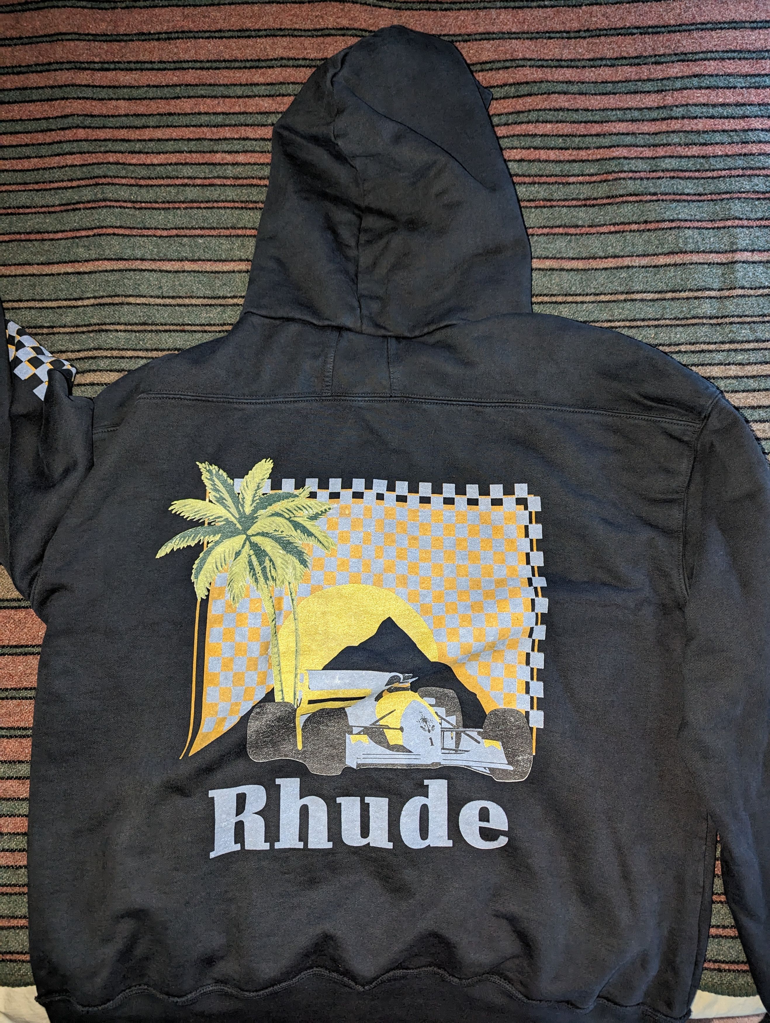 Rhude RHUDE MOONLIGHT TROPICS HOODIE Size US M / EU 48-50 / 2 - 2 Thumbnail