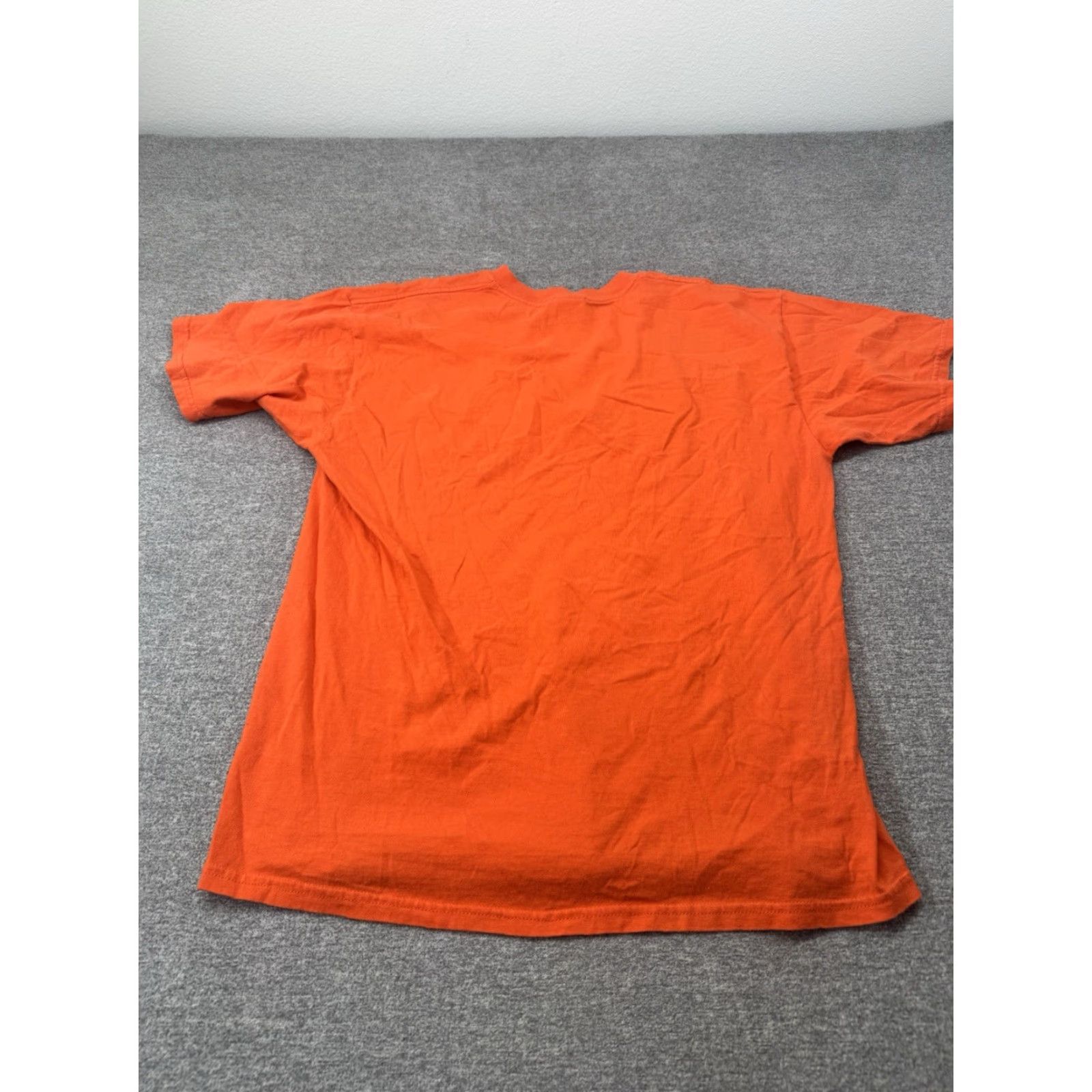 Gildan VINTAGE Gildan Shirt University Miami Hurricanes Orange Adult L Crew Neck Short Sleeve Cotton Mens Size US L / EU 52-54 / 3 - 7 Thumbnail