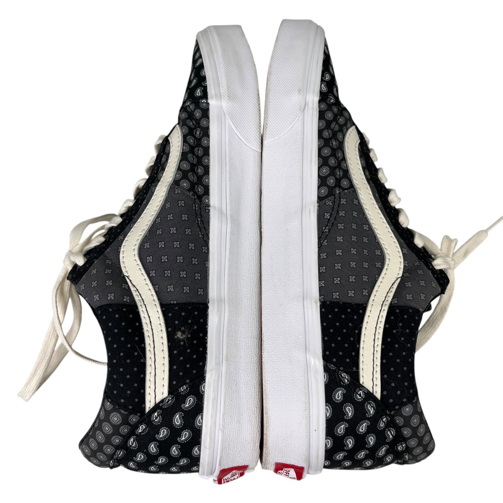 Vans Vans Old Skool Tie Print Patchwork Sneaker M9 W10.5 Black Size US 10.5 / IT 40.5 - 6 Thumbnail