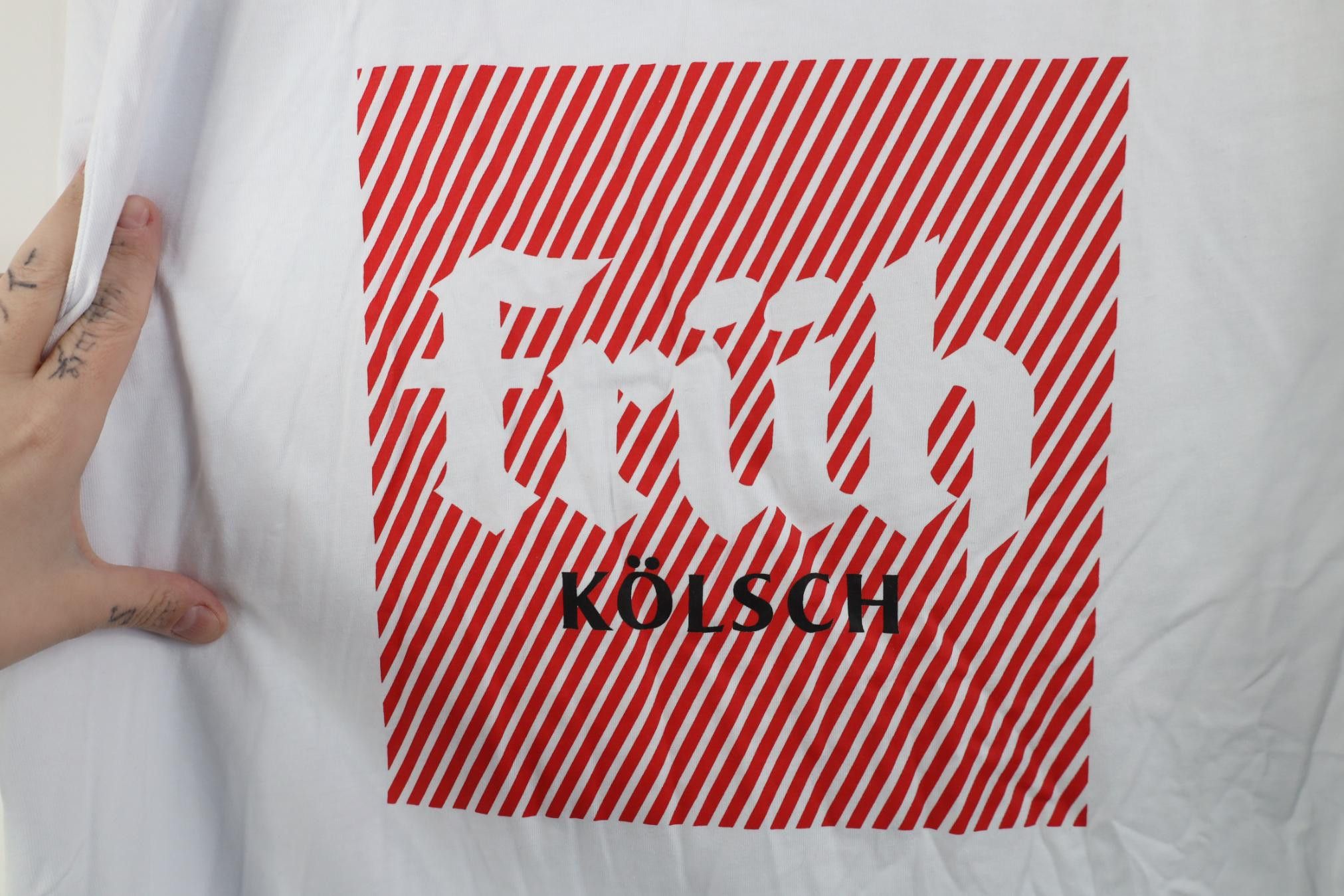 Vintage Vintage Fruh Kolsch Beer Short Sleeve T-Shirt White Cotton Size US XL / EU 56 / 4 - 5 Thumbnail