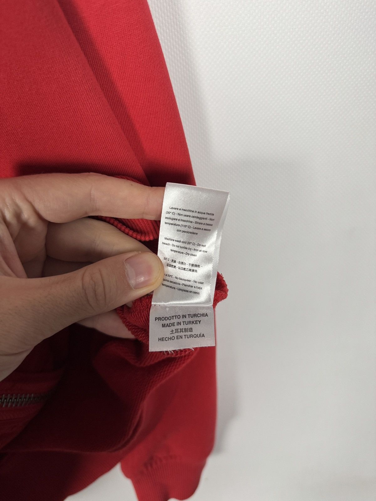 Frankie Morello Frankie Morello Milan Zip Hoodie Patch Graphic Italy Size L Size US L / EU 52-54 / 3 - 10 Thumbnail