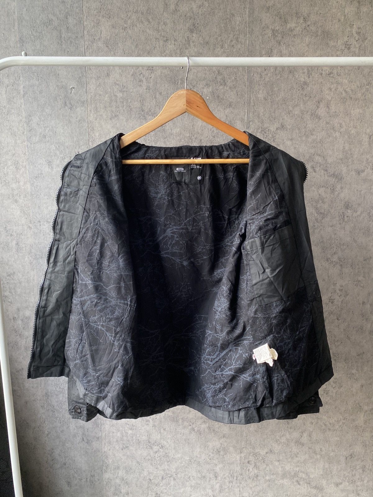 Japanese Brand G Star 3301 Waxed Hoodie Jacket Size US L / EU 52-54 / 3 - 8 Thumbnail