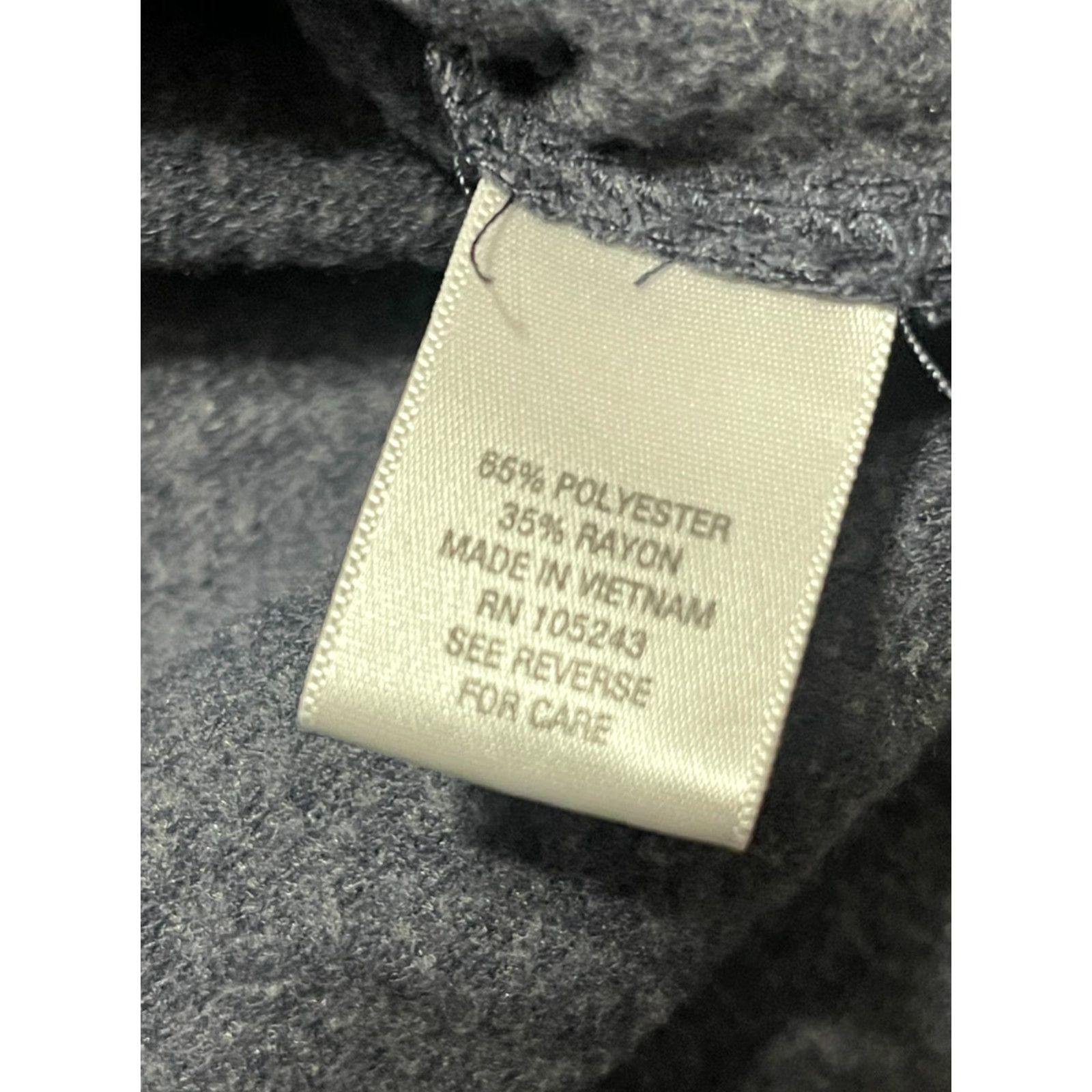 Vintage Sunday Shirt, Women's Medium, Gray, Long Sleeve, Cowl Neck, T-Shirt, Regular, Casual, Sunday, Womens, Basic, Fall, Spring, Summer Size M / US 6-8 / IT 42-44 - 7 Thumbnail