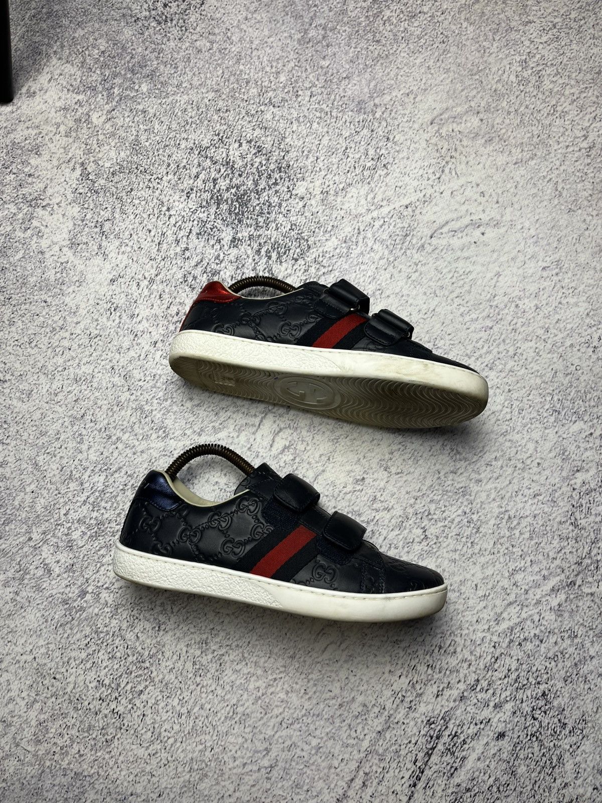 Gucci Vintage Gucci Leather Sneaker Y2K Rare Luxury 455496 Size US 6.5 / EU 39-40 - 13 Thumbnail