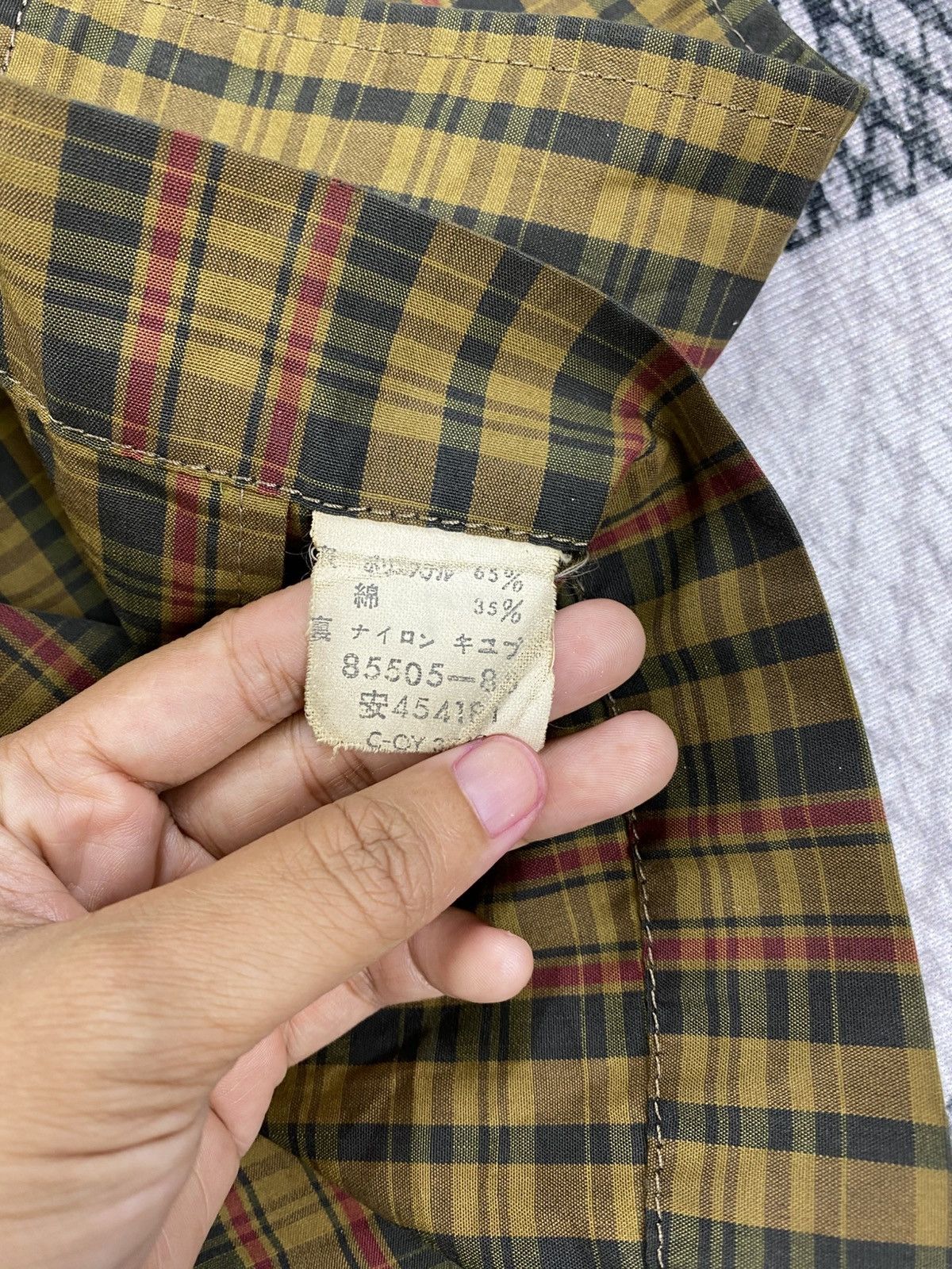 Other Vintage Harvard Checked Wool Long Trench Jacket Size US M / EU 48-50 / 2 - 10 Thumbnail