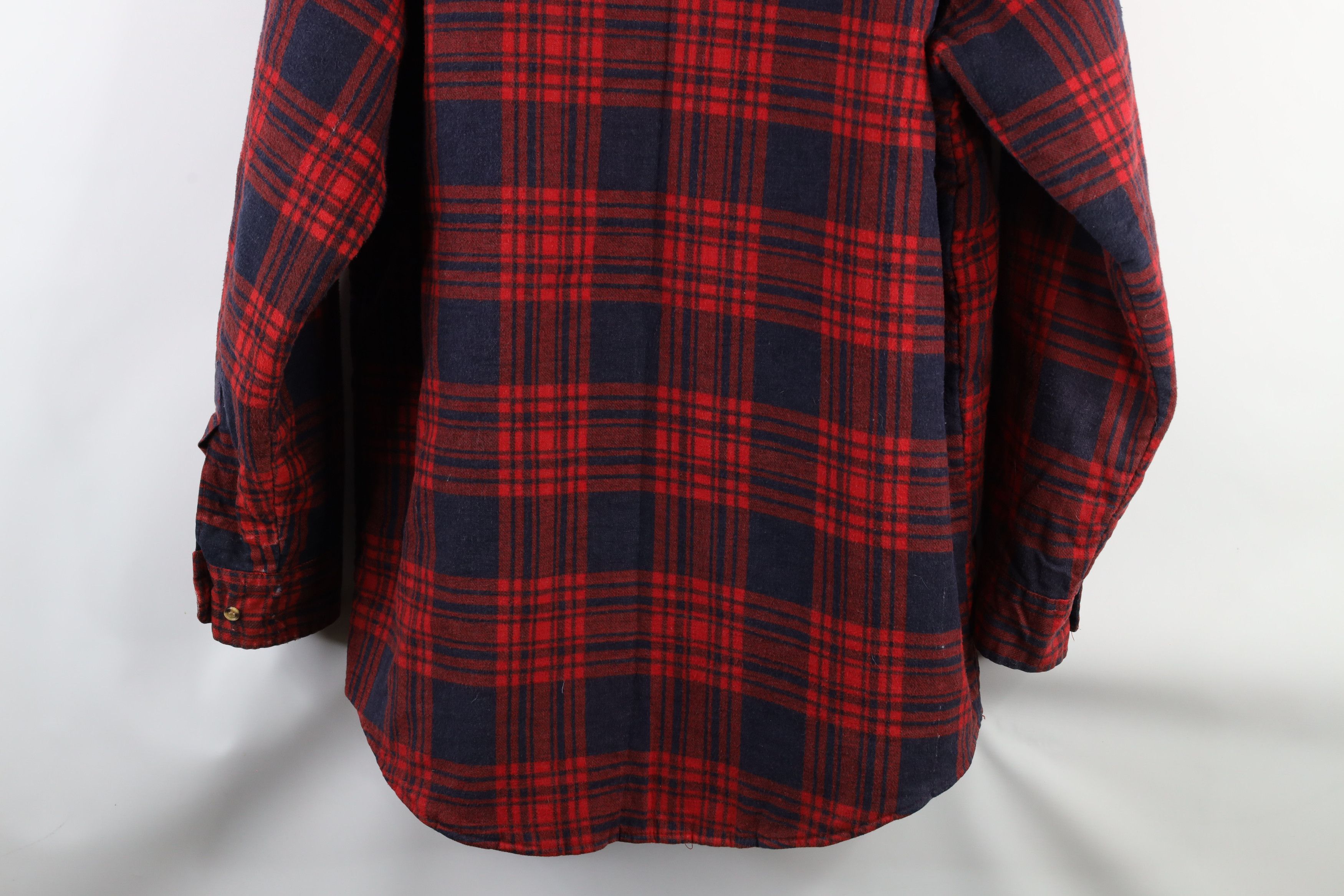 Vintage Vintage 70s Streetwear Quilted Flannel Button Shirt Jacket Size US XL / EU 56 / 4 - 13 Thumbnail