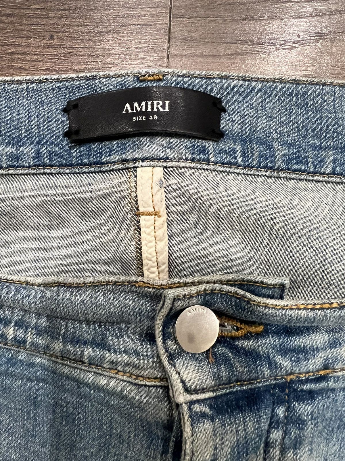 Amiri Amiri Jeans, Leather Amiri Staggered Print Size US 38 / EU 54 - 4 Thumbnail