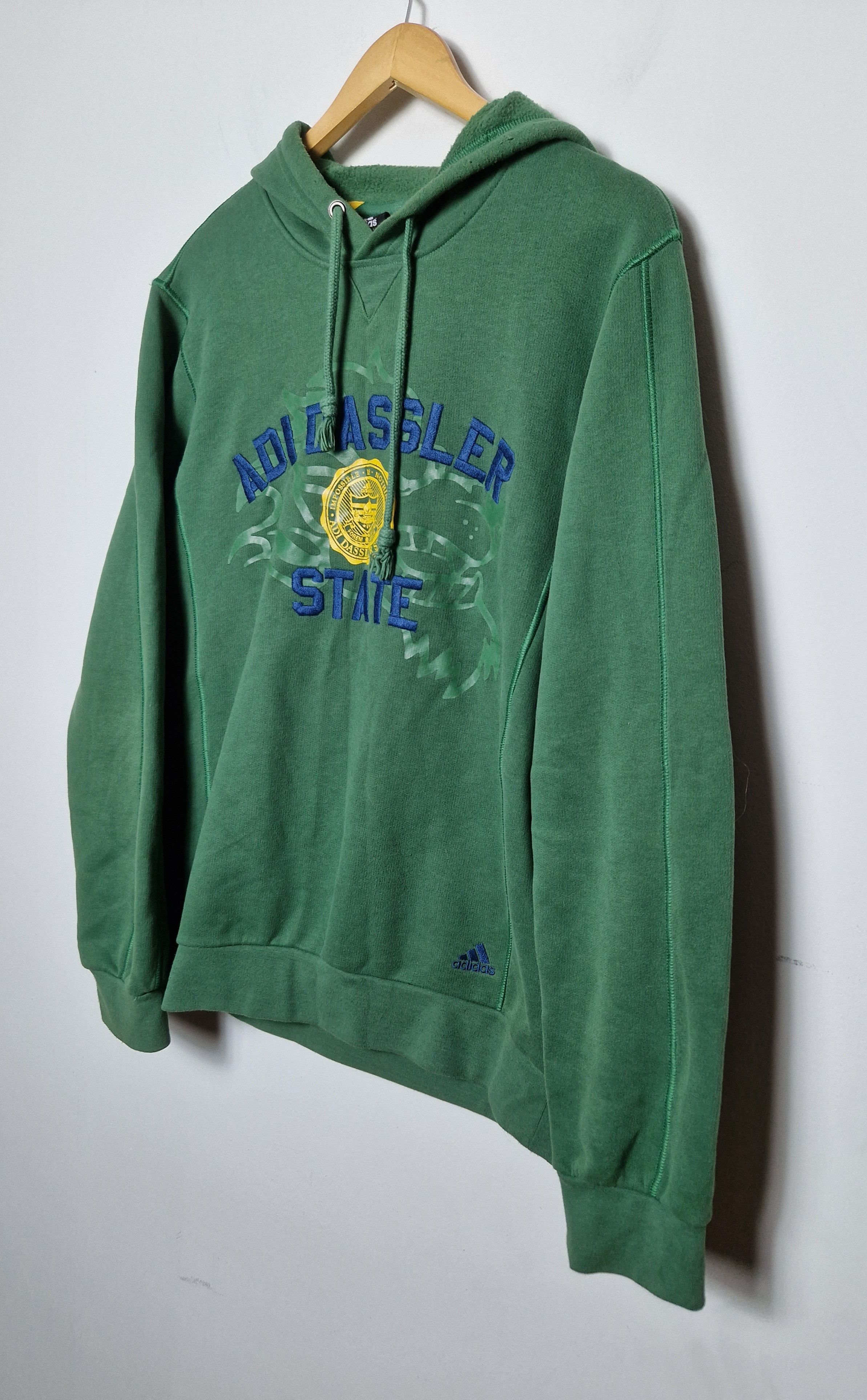 Adidas × Vintage Adidas Adi Dassler ADU vintage y2k university hoodie Size US L / EU 52-54 / 3 - 2 Thumbnail