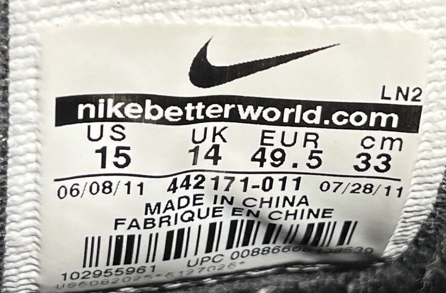 Nike Nike Air Max Griffey II Metallic Grey Retro Baseball Sz 15 Size US 15 / EU 48 - 11 Thumbnail