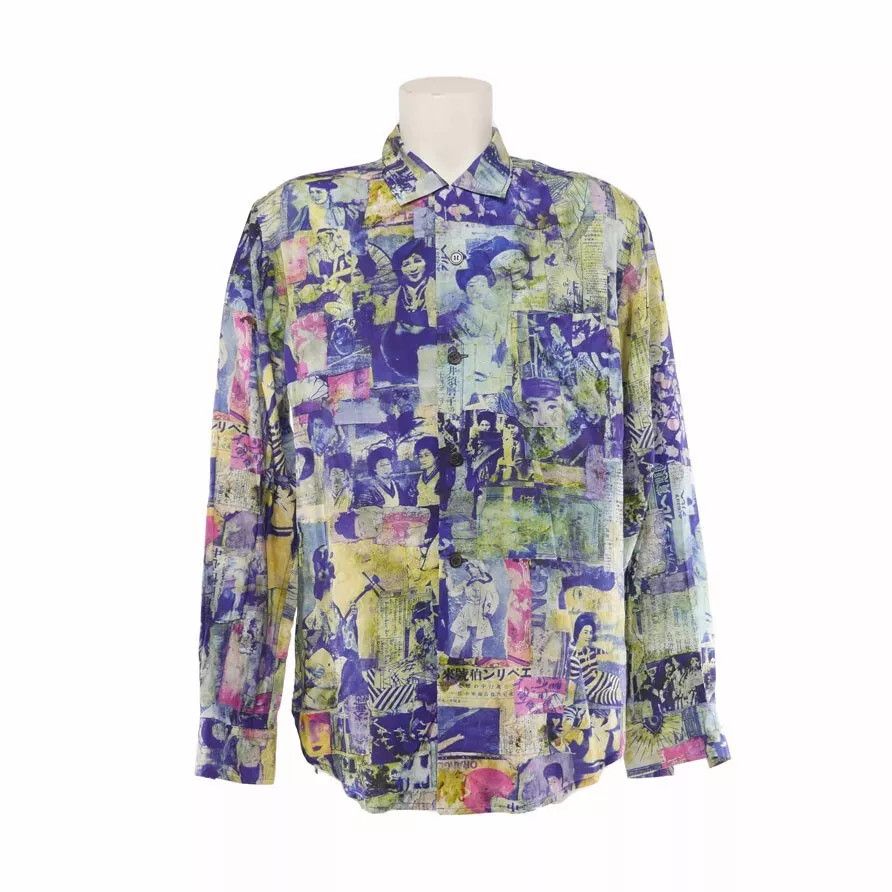 The Unbranded Brand × Vintage Yohji Yamamoto Blue Images Dress Shirt from Elton John coll Size US L / EU 52-54 / 3 - 1 Thumbnail