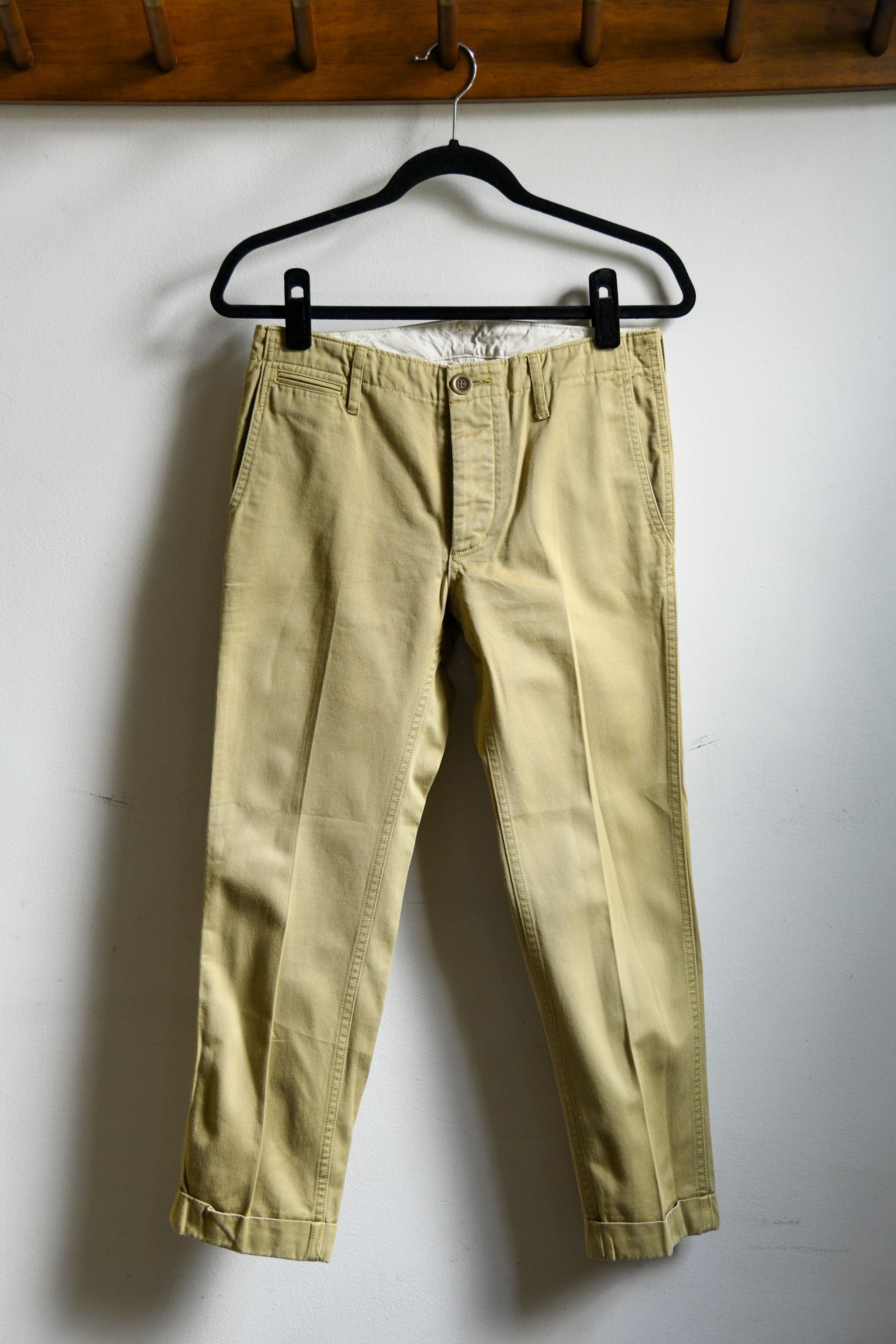image of Wmv Visvim High Water Chinos Khaki Pants, Women's (Size 26)