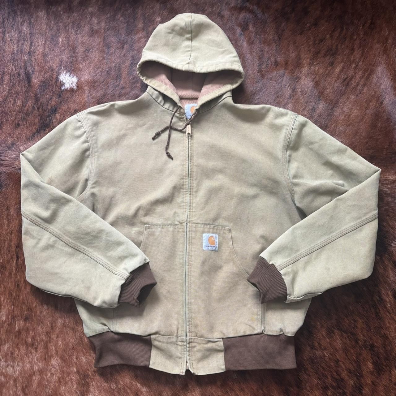 Carhartt Lime Green Carhartt Hooded workcoat Size US L / EU 52-54 / 3 - 1 Thumbnail