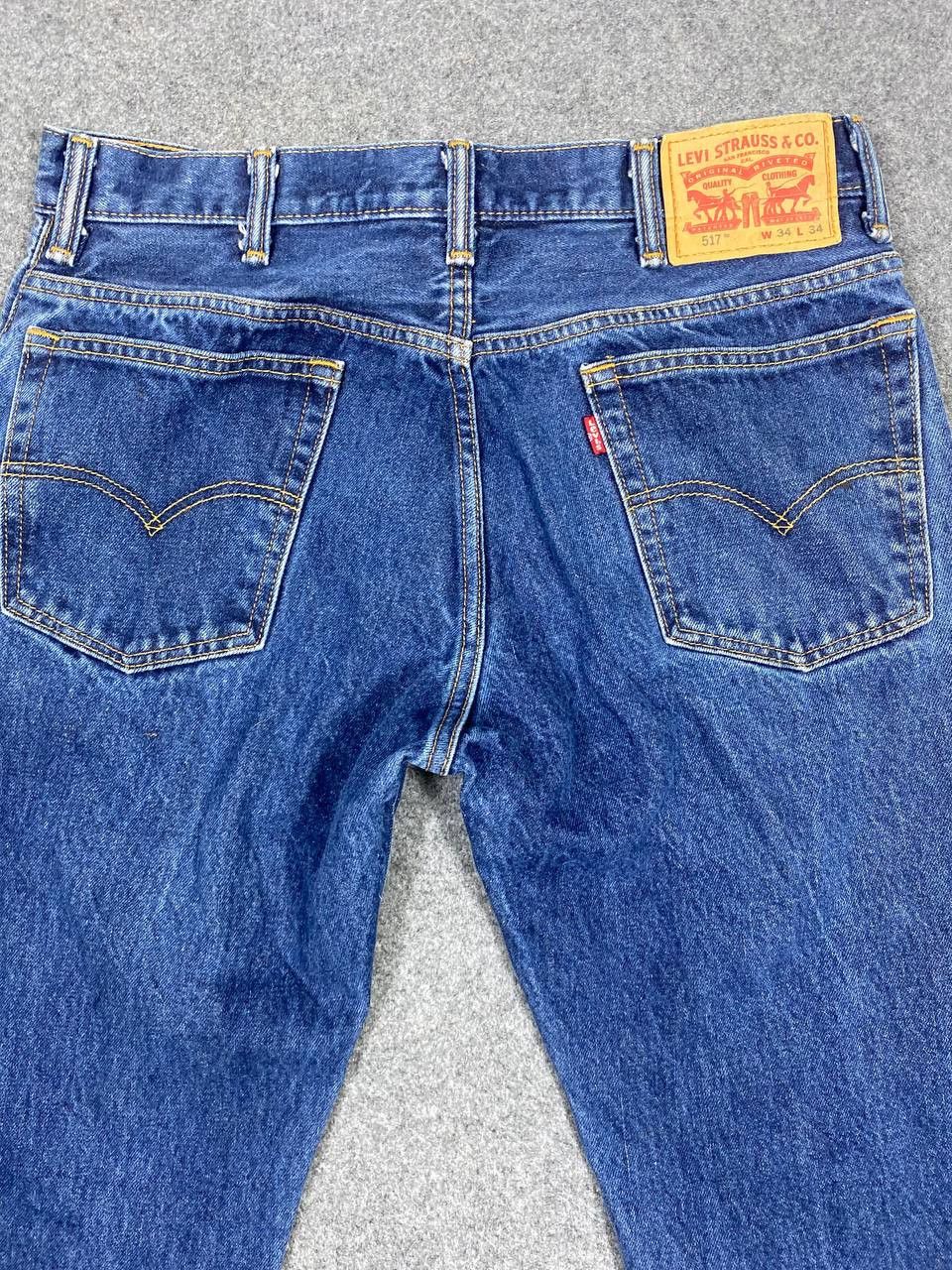 Levi's levis 517 bootcut flare slightly distressed denim Size US 34 / EU 50 - 3 Thumbnail
