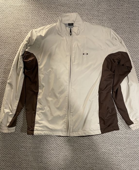 Oakley OAKLEY 00S NYLON JACKET IVORY KHAKI | Grailed