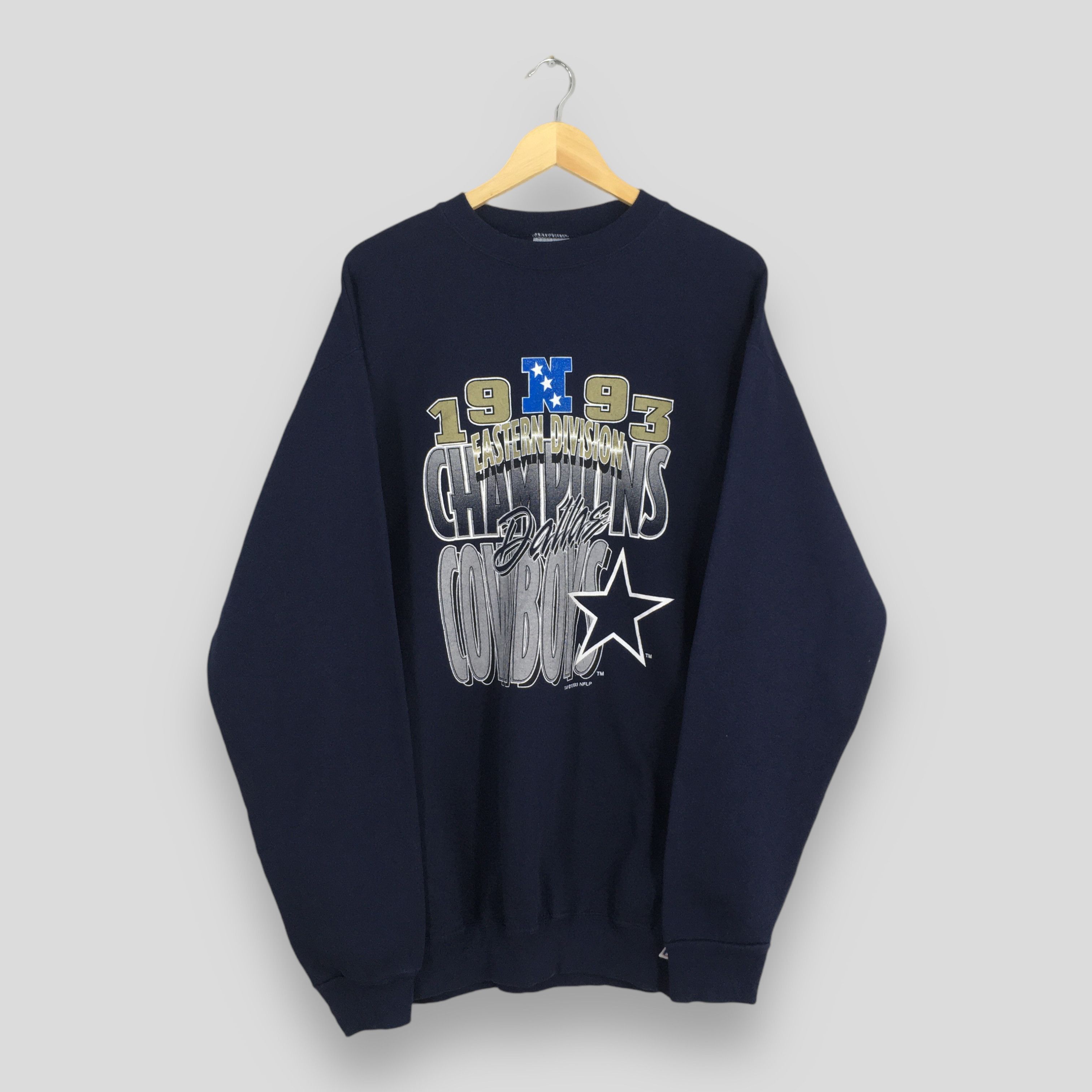 NFL Vintage 90s Dallas Cowboys NFL Rugby Sweater XLarge Size US XL / EU 56 / 4 - 1 Thumbnail