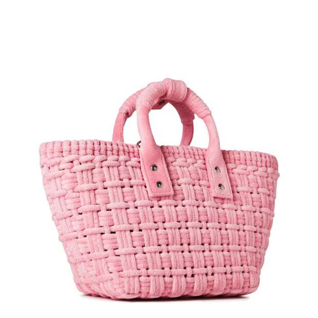 Balenciaga o1g2r1mq0924 Size: OS / Bistro Basket Tote Bag in Pink Size ONE SIZE - 2 Thumbnail