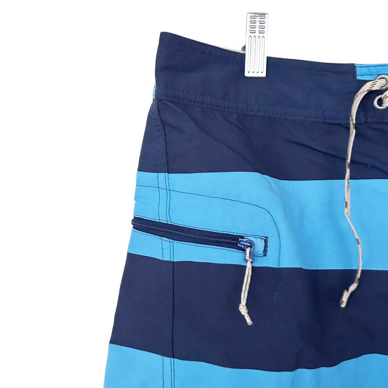 Patagonia Patagonia Blue Striped Board Shorts Bathing Suit Sz 33 Size US 33 - 5 Thumbnail