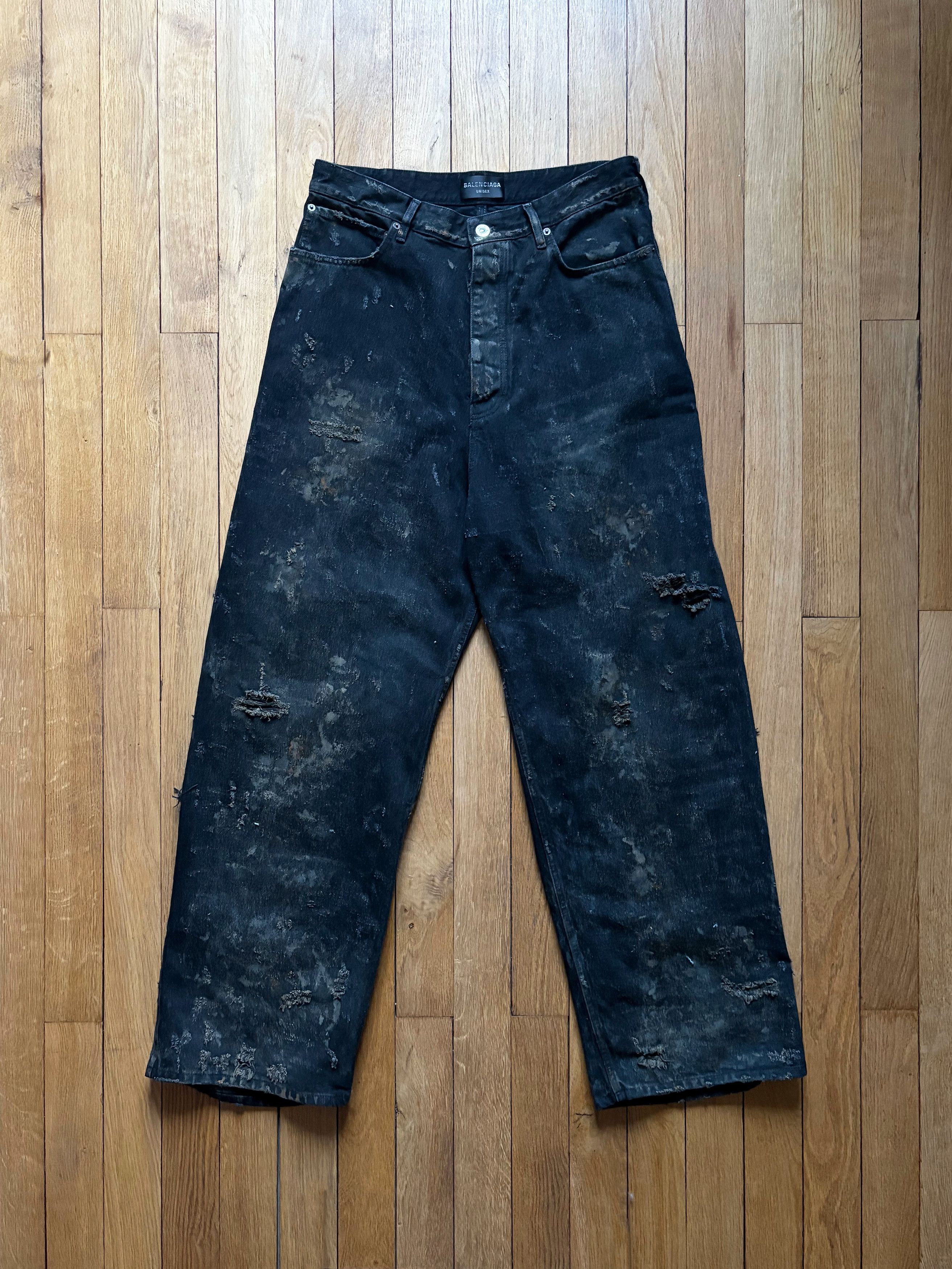 Balenciaga Balenciaga Destroyer Denim Jeans Size US 32 / EU 48 - 3 Thumbnail