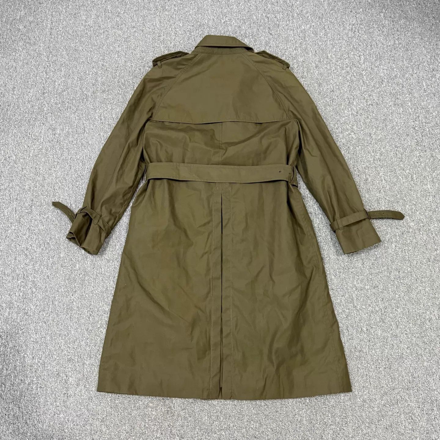Celine Celine Military Green Print Lining Trench 38(99New) Size XS / US 0-2 / IT 36-38 - 2 Thumbnail