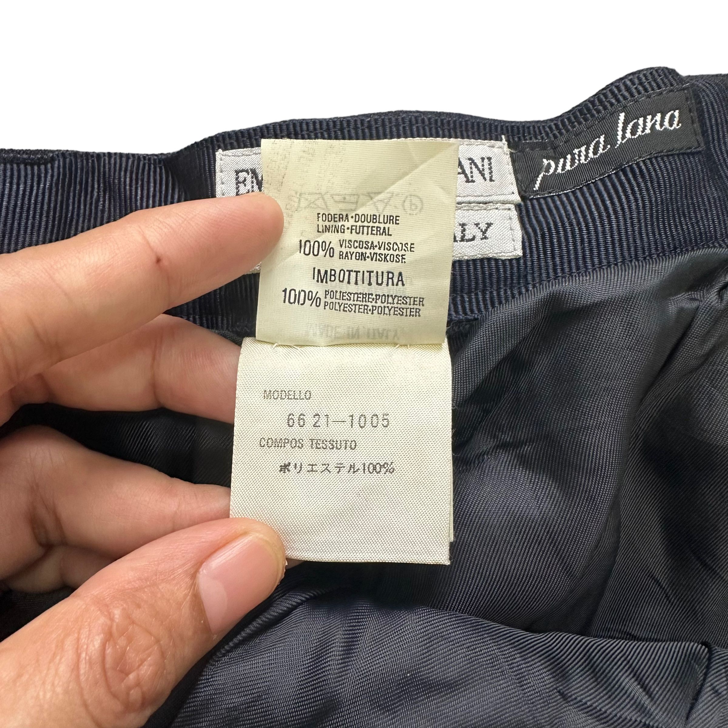 Emporio Armani EMPORIO ARMANI WOOL MINI SKIRTS #7734-167 Size 23" - 6 Thumbnail