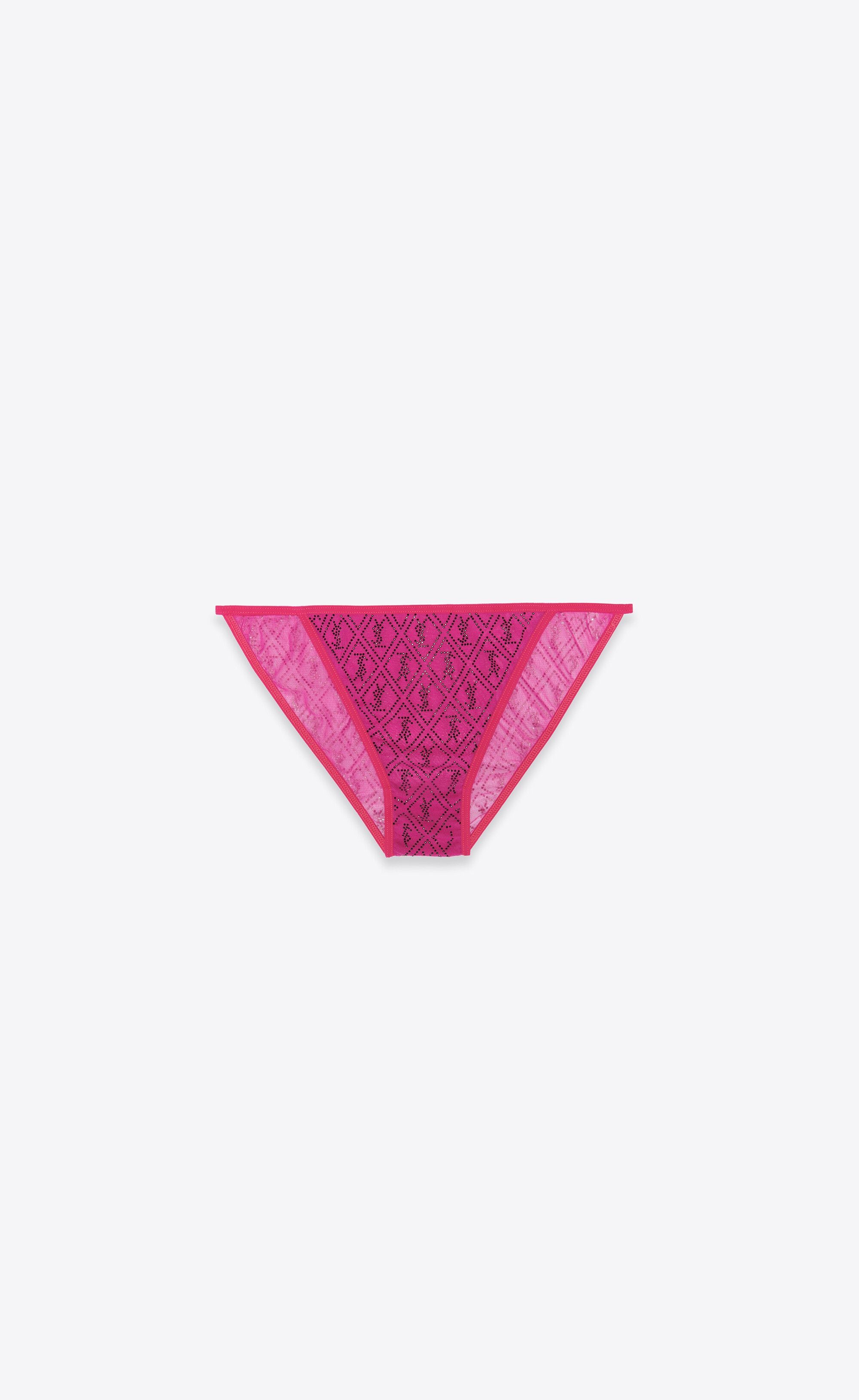 Saint Laurent Paris o1s1wg110924 Size: XL / Cassandre Panties Tulle Jersey Size ONE SIZE - 1 Thumbnail