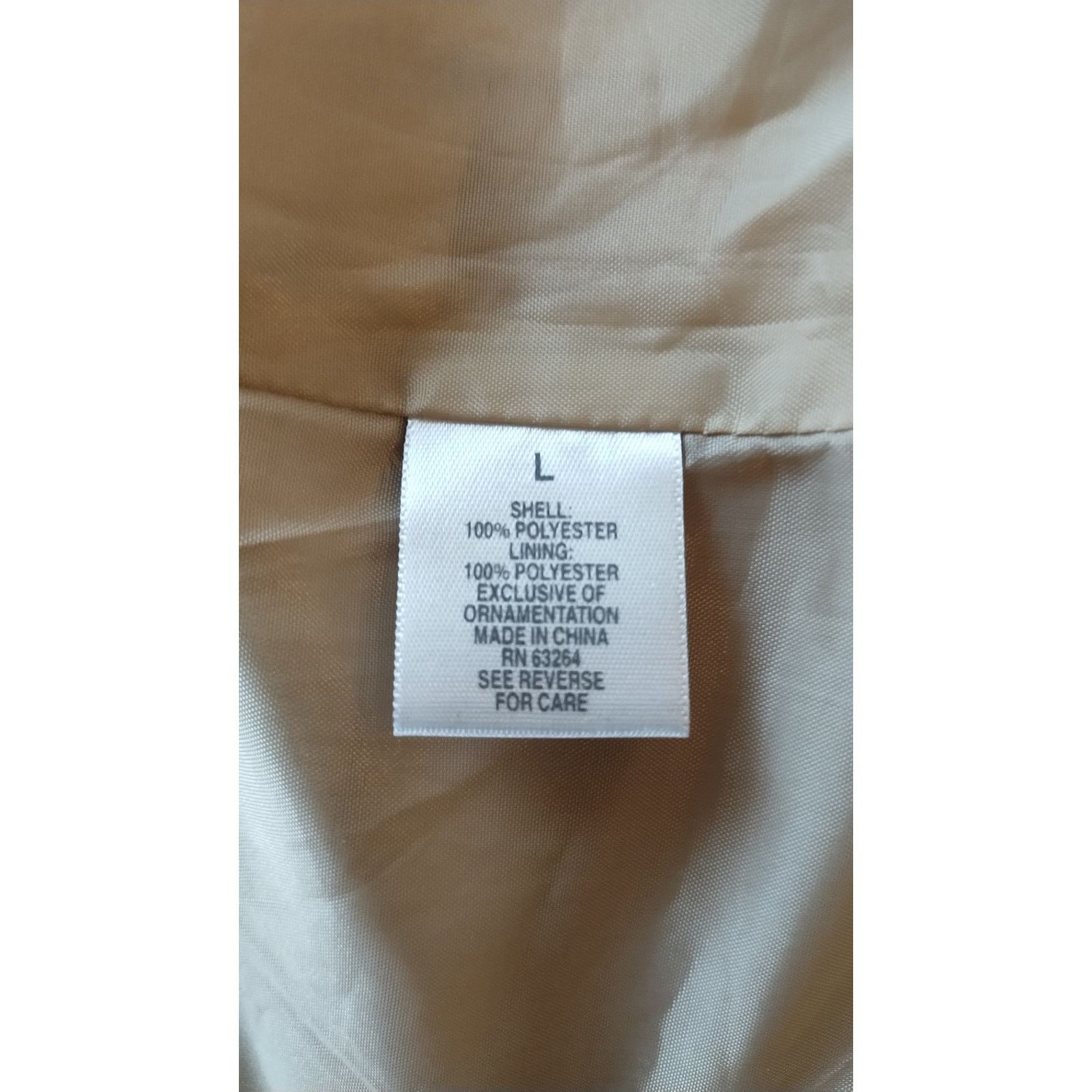 Other DressBarn Faux Suede Beige Jacket Open Front Sz. L Size L / US 10 / IT 46 - 7 Thumbnail