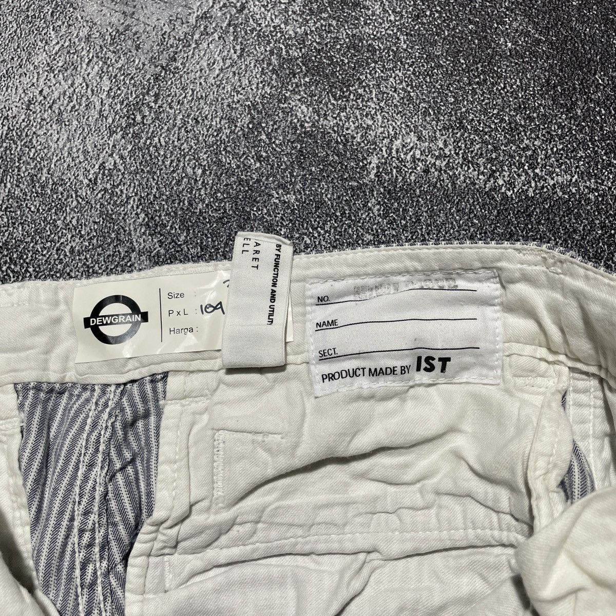 Issey Miyake × Le Grande Bleu (L.G.B.) × Margaret Howell Stripe Pants MHL Size 31" - 5 Thumbnail