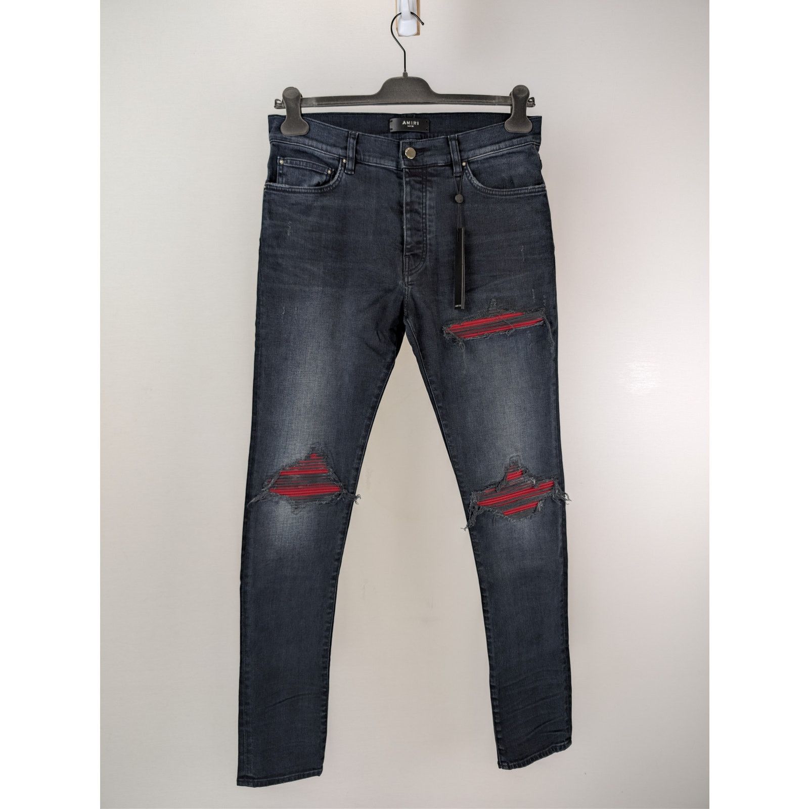 Amiri o1rshd1 Ultra Suede MX1 Denim Jean in Midnight Indigo Size US 36 / EU 52 - 1 Thumbnail