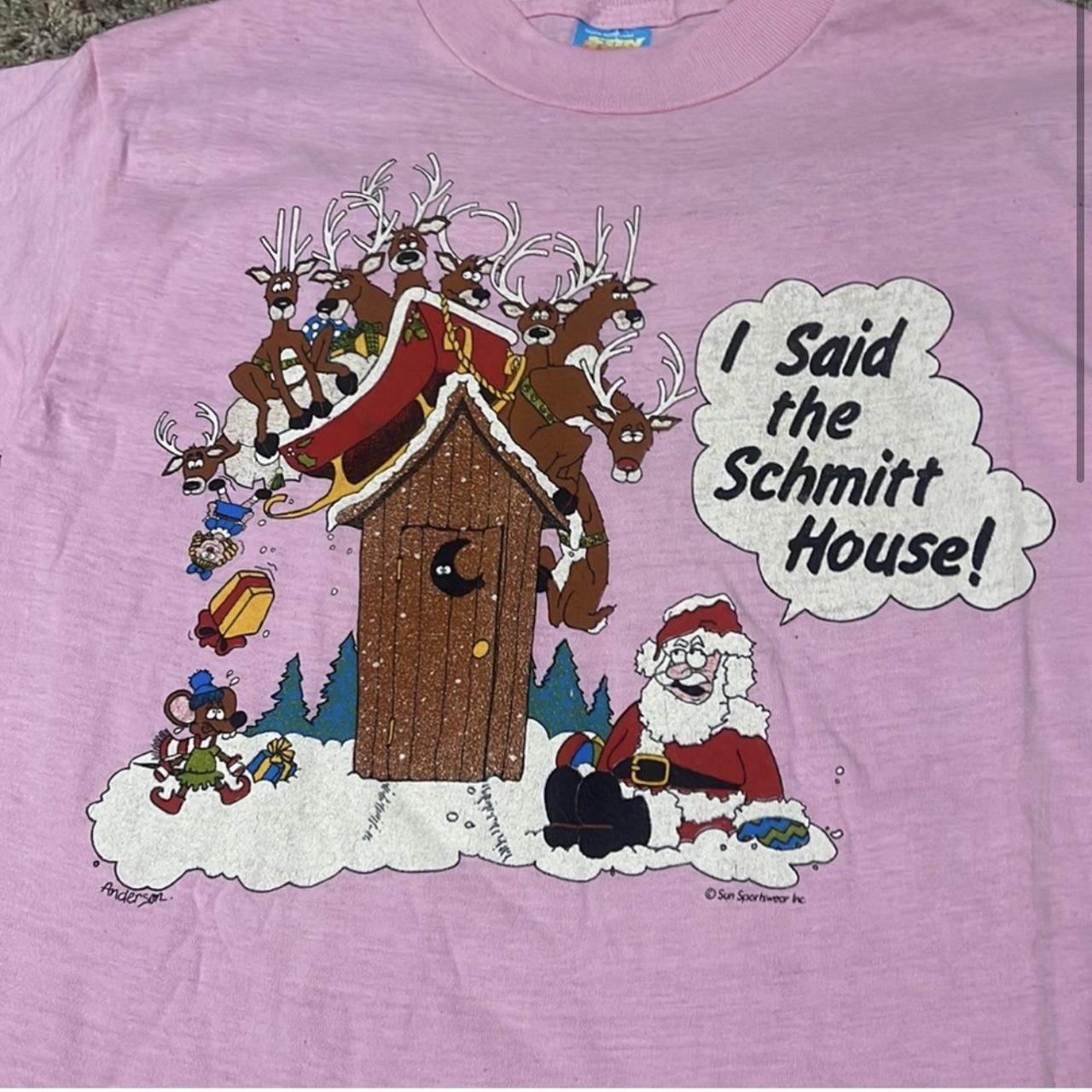 Vintage Vintage Funny Christmas Tee Size US M / EU 48-50 / 2 - 2 Thumbnail