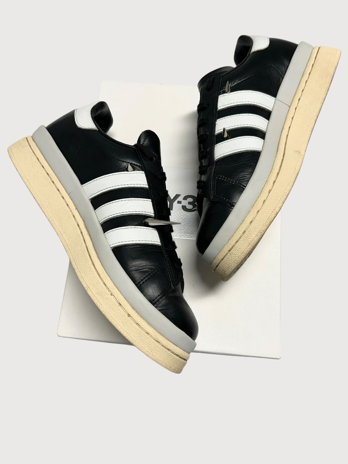 Y-3 2021 Hicho Platform Spiked Sneakers Size US 9 / EU 42 - 4 Thumbnail