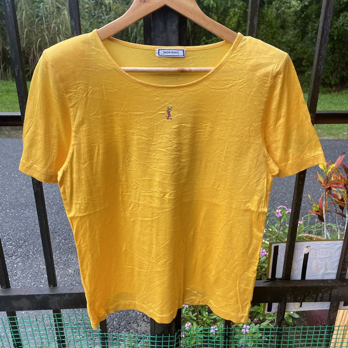 Designer × Vintage × Yves Saint Laurent 🔥Yves Saint Laurent Center Loto Double Breast Women Tee Size S / US 4 / IT 40 - 4 Thumbnail