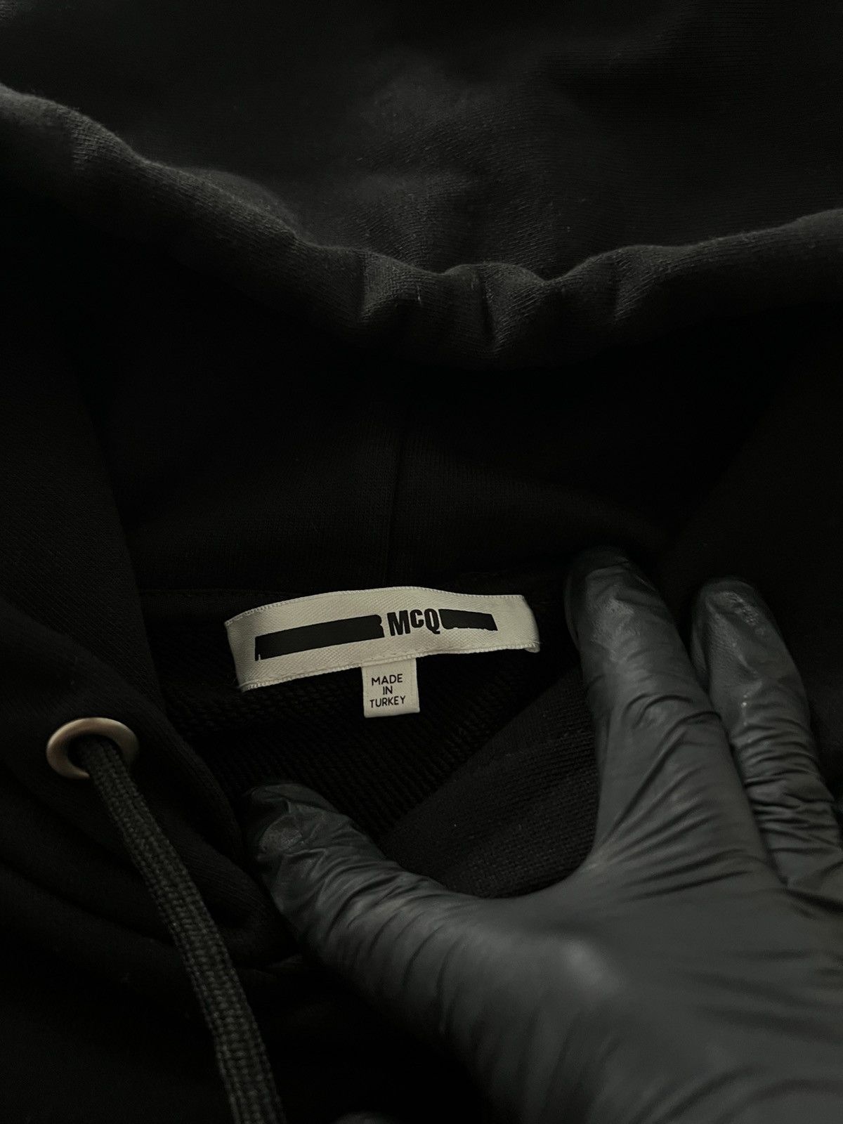 Alexander McQueen Alexander McQueen McQ Big Logo Black Hoodie Size Small Size US S / EU 44-46 / 1 - 6 Thumbnail
