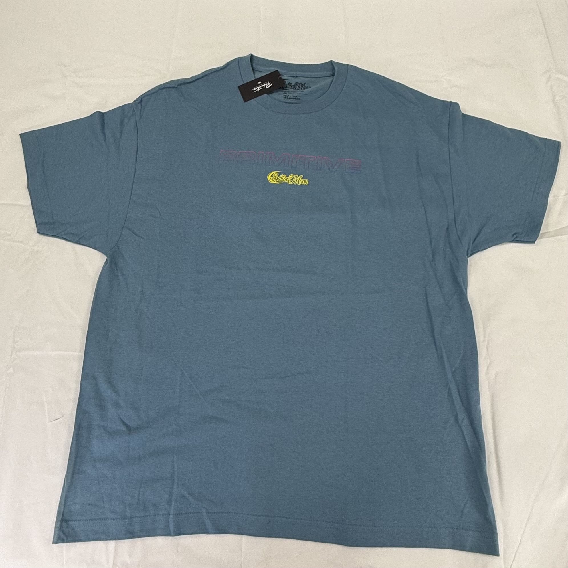 Primitive Primitive x Sailor Moon Slate Blue Graphic T-Shirt Mens 2XL Size US XXL / EU 58 / 5 - 2 Thumbnail