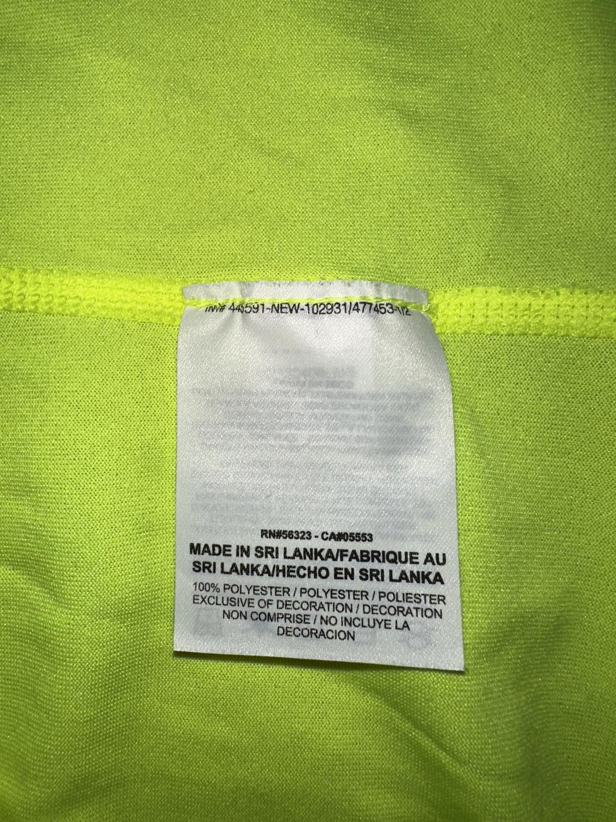 Nike Nike Men’s Dri-FIT S/S Lacrosse Yellow Player Silhouette Shirt Size US M / EU 48-50 / 2 - 8 Thumbnail