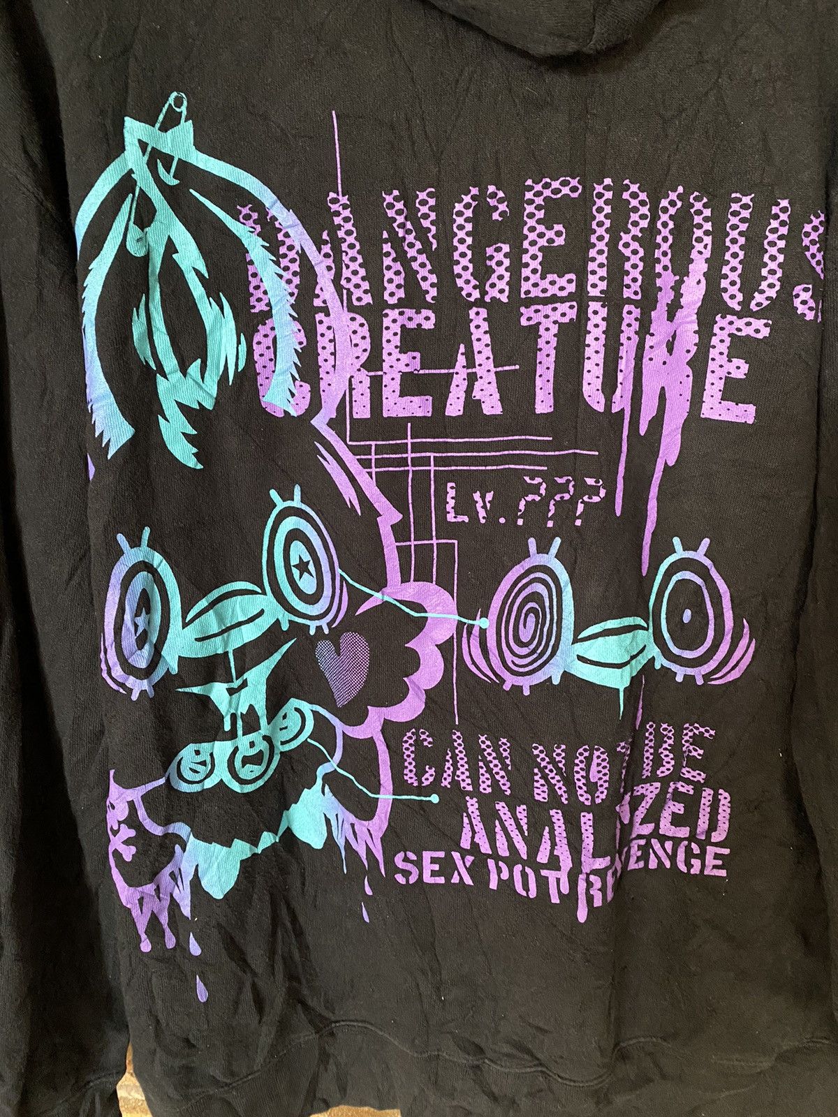 Hysteric Glamour Sex Pot Revenge punk rabbit metal chain hoodies Size US M / EU 48-50 / 2 - 10 Thumbnail