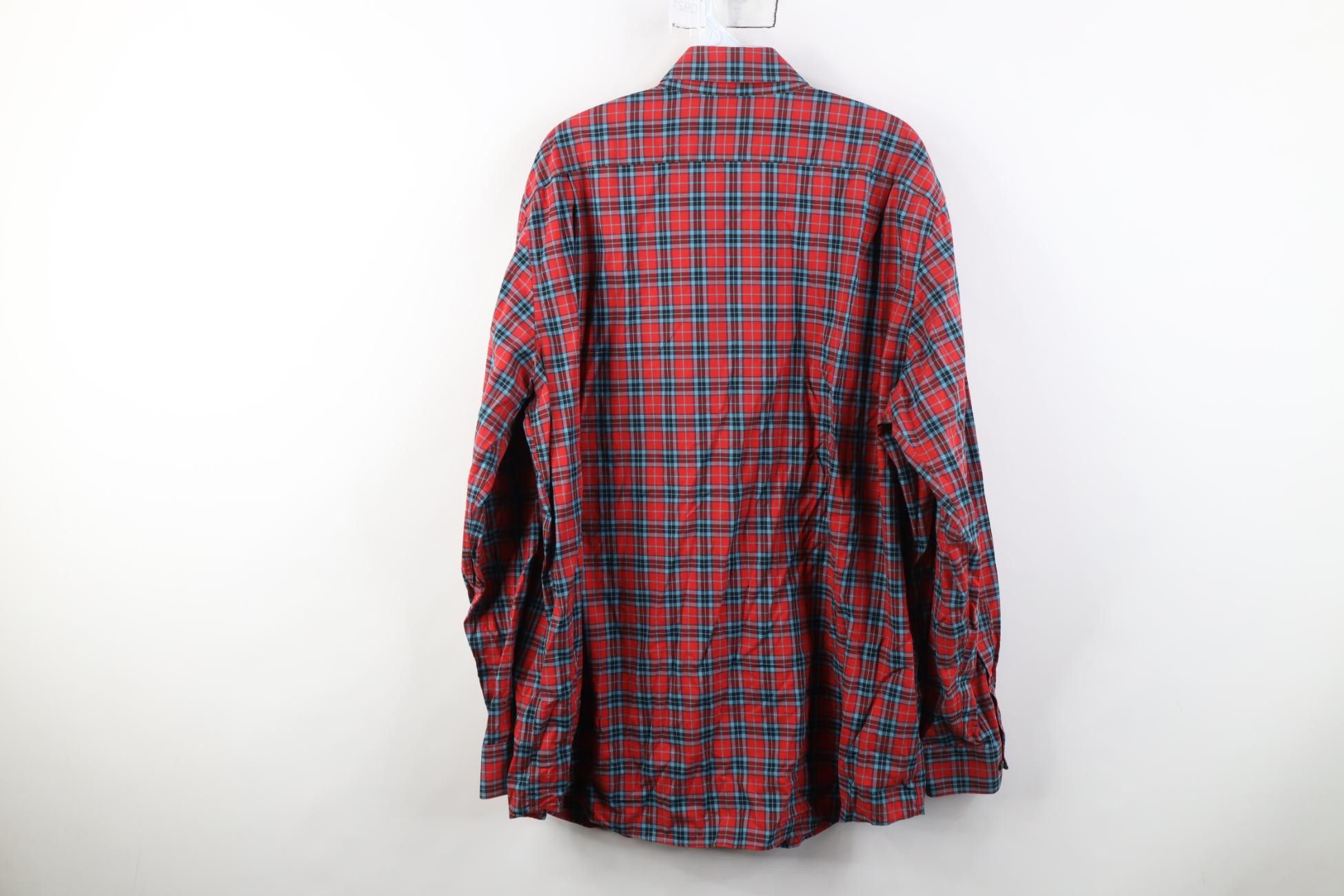 L.L. Bean Vintage Y2K LL Bean Fit Collared Button Down Shirt Plaid Size US L / EU 52-54 / 3 - 7 Thumbnail