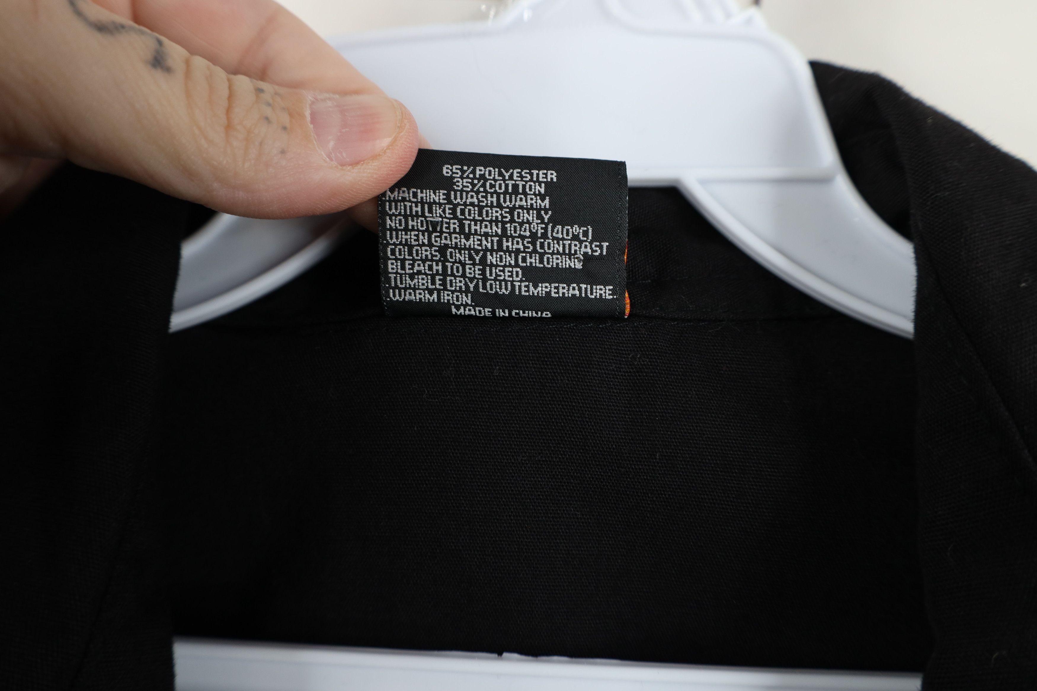 Dickies Vintage Y2K Dickies Mechanic Snap Button Shirt Black Size US L / EU 52-54 / 3 - 9 Thumbnail