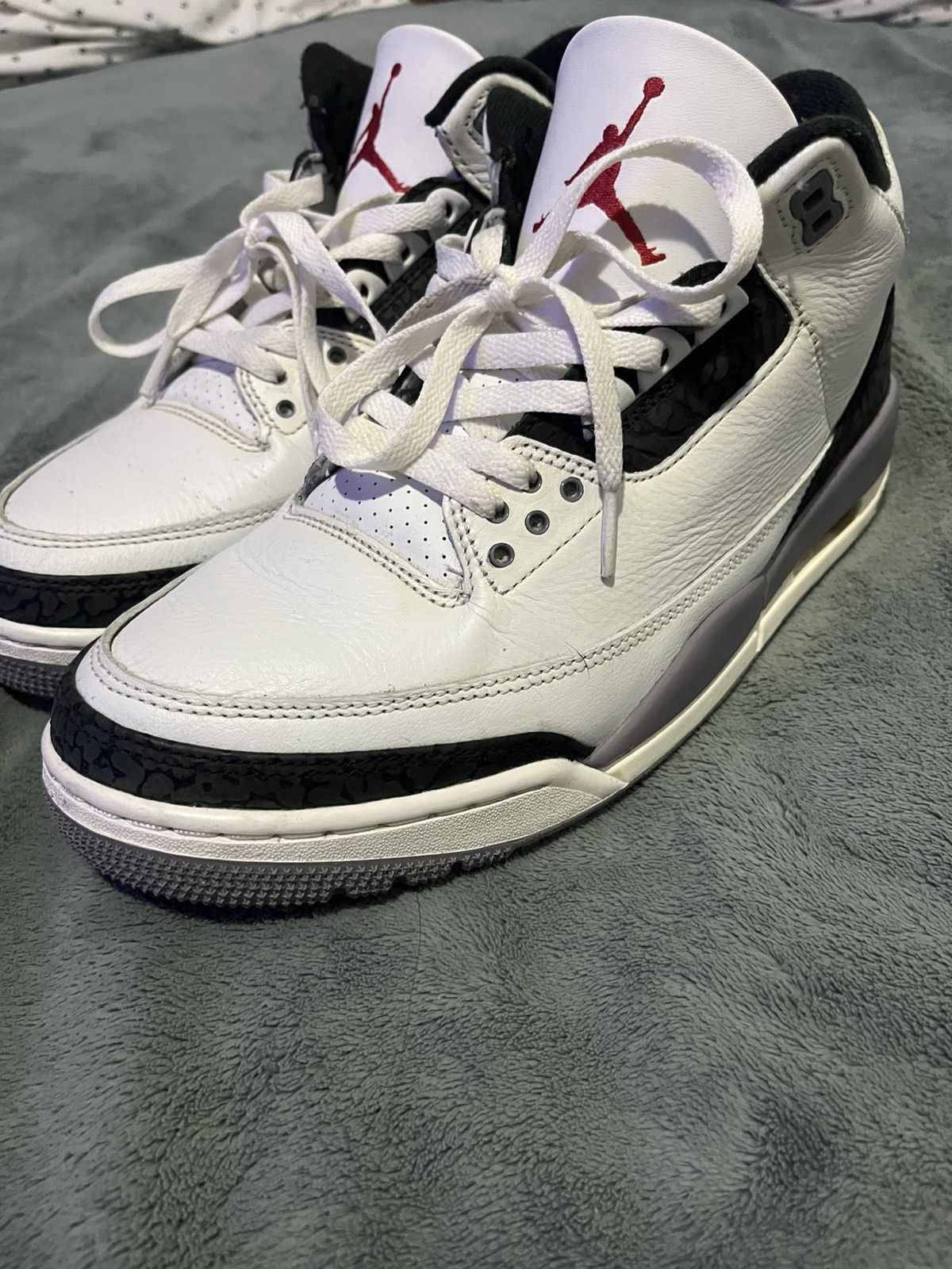 Jordan Brand DM BEFORE BUYING Jordan 3 Cement Gray Size US 10 / EU 43 - 5 Thumbnail