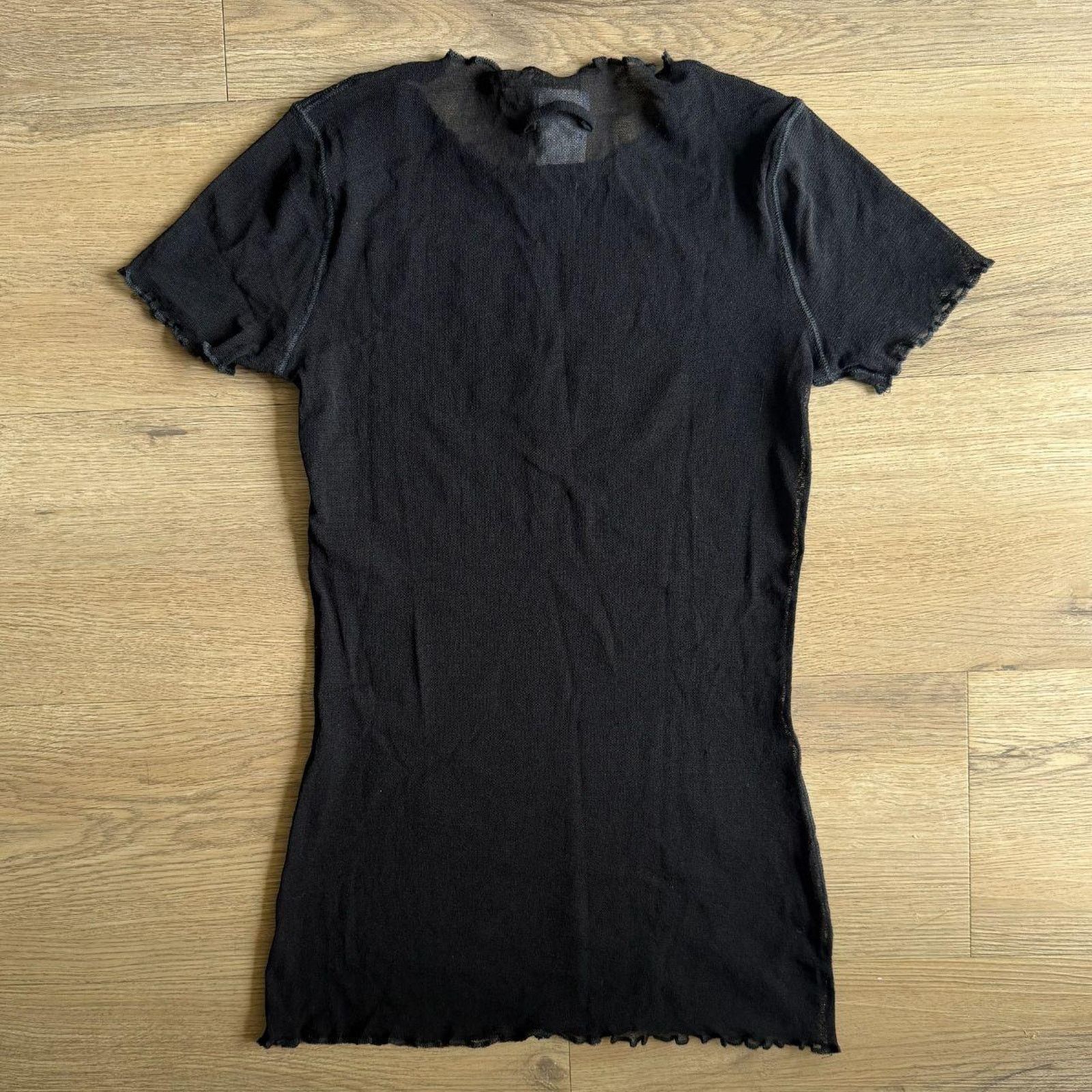 Jean Paul Gaultier Jean Paul Gaultier Soleil Sun Embroidered Mesh T-shirt Black Size M / US 6-8 / IT 42-44 - 4 Thumbnail