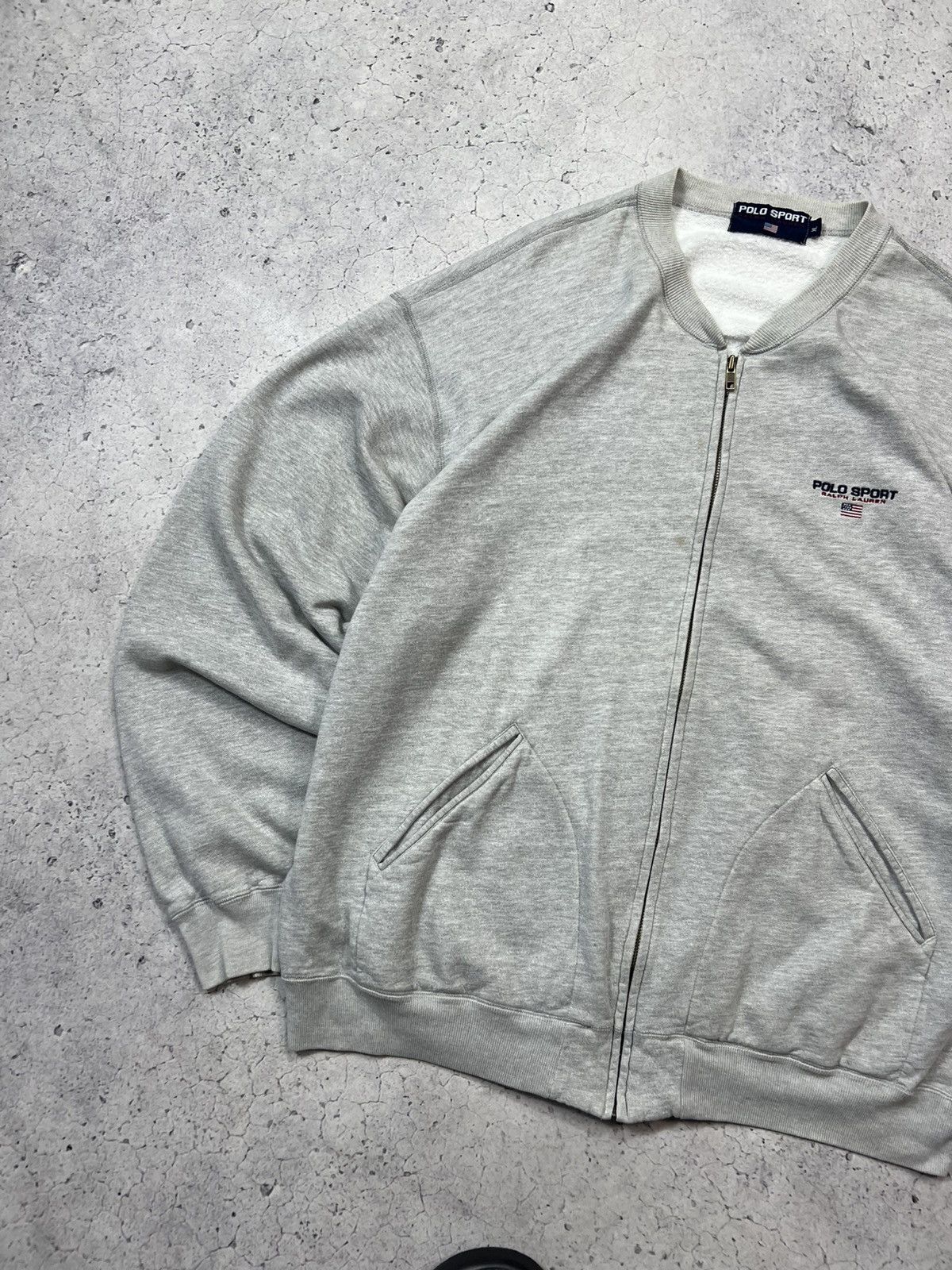 Ralph Lauren Sport VINTAGE POLO SPORT Ralph Lauren Zip Up Cotton Jacket Size US L / EU 52-54 / 3 - 2 Thumbnail