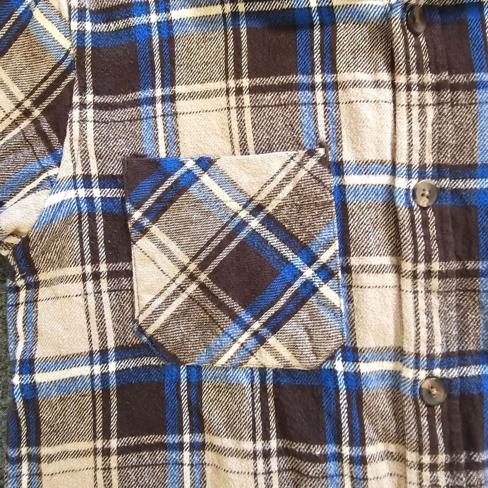 Etro Stussy Shirt Mens S Brown Plaid Flannel Button-Up Classic Grunge Skater Surf Retro Casual Workwear Size US S / EU 44-46 / 1 - 4 Thumbnail