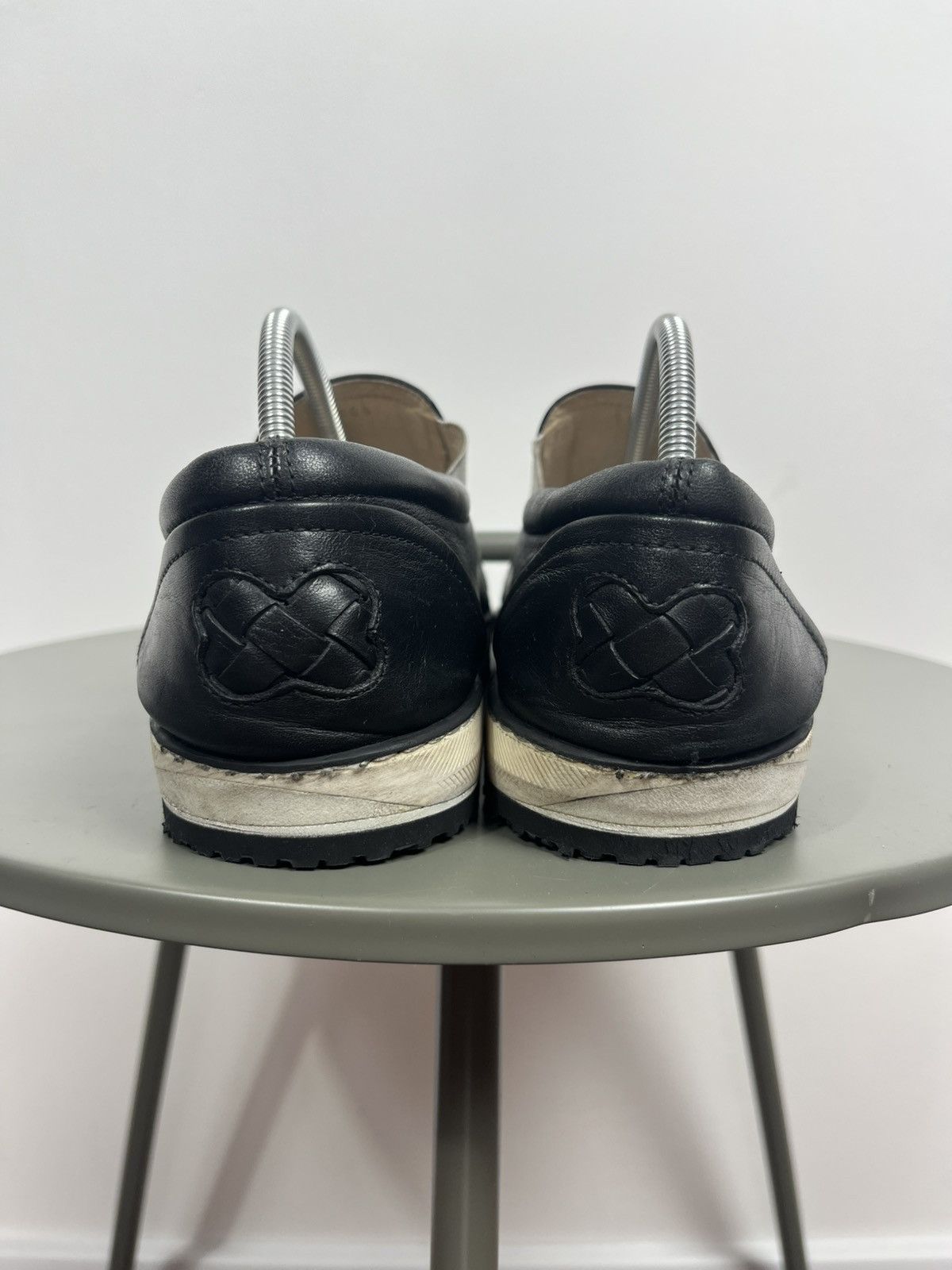 Bottega Veneta Bottega Veneta Black Woven Leather Slip-On Loafers Size 38.5 Size US 7.5 / IT 37.5 - 4 Thumbnail